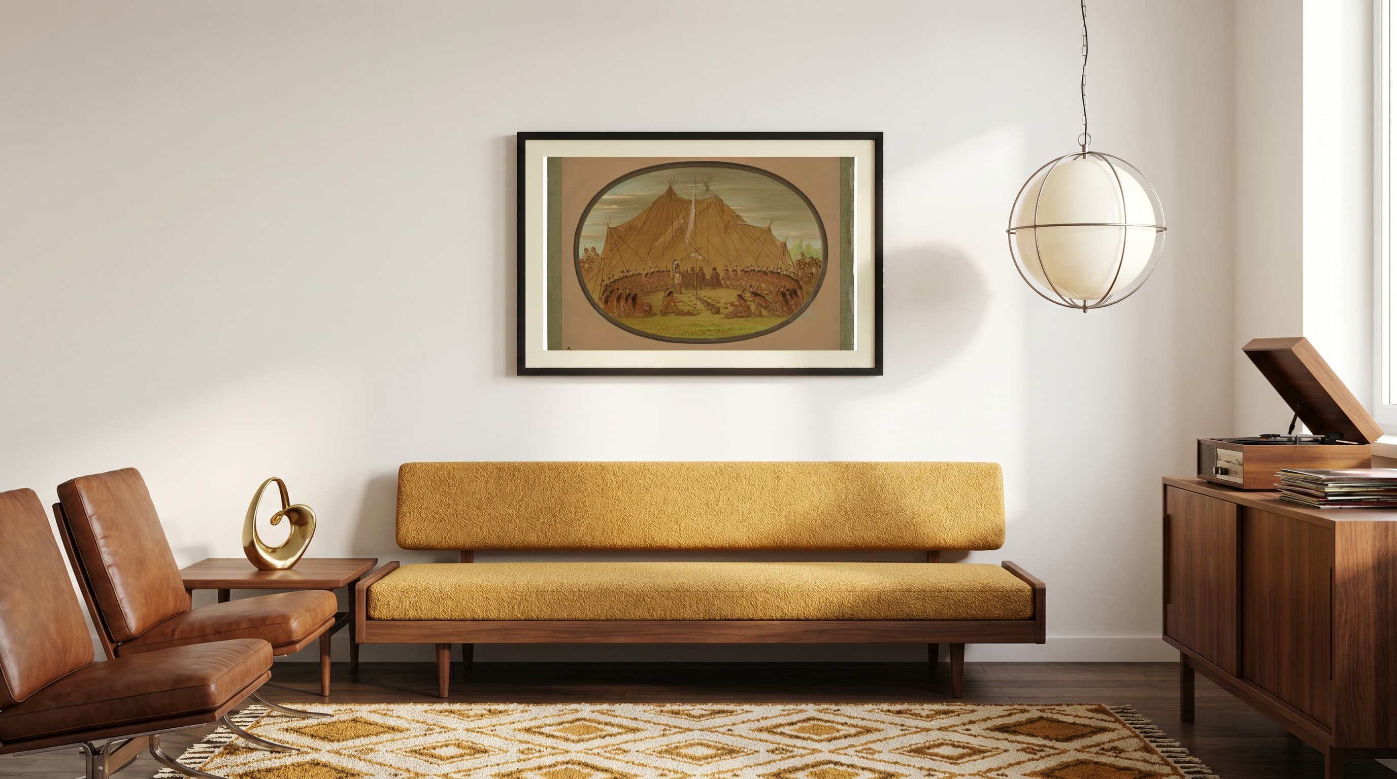 A Dog Feast - Sioux in Mid-Century Living