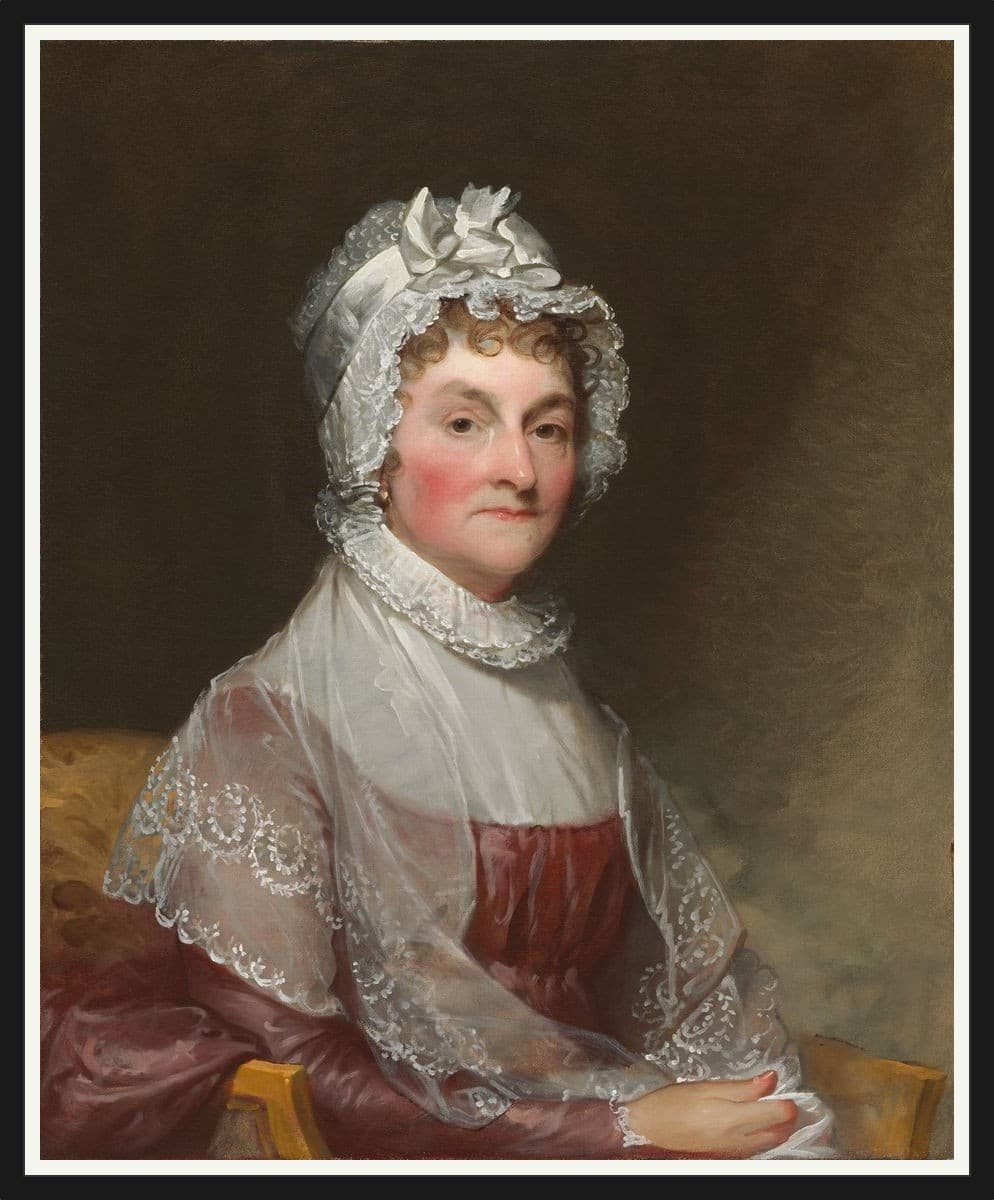 Abigail Smith Adams (Mrs. John Adams) - Black Frame