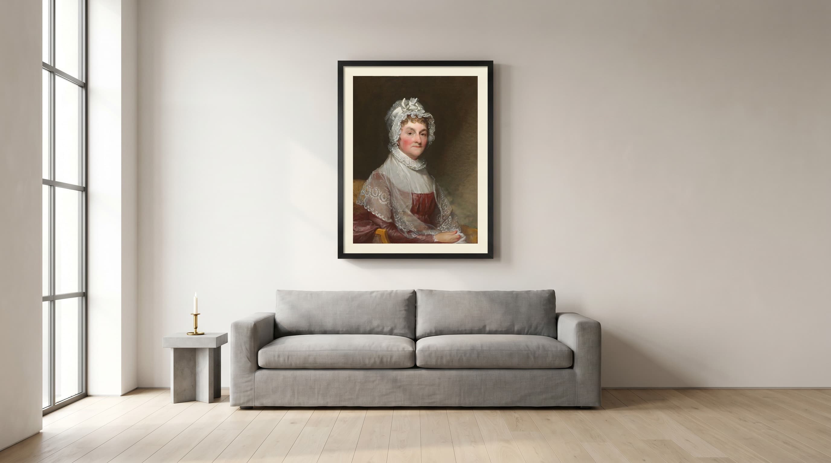 Abigail Smith Adams (Mrs. John Adams) in Minimalist Loft