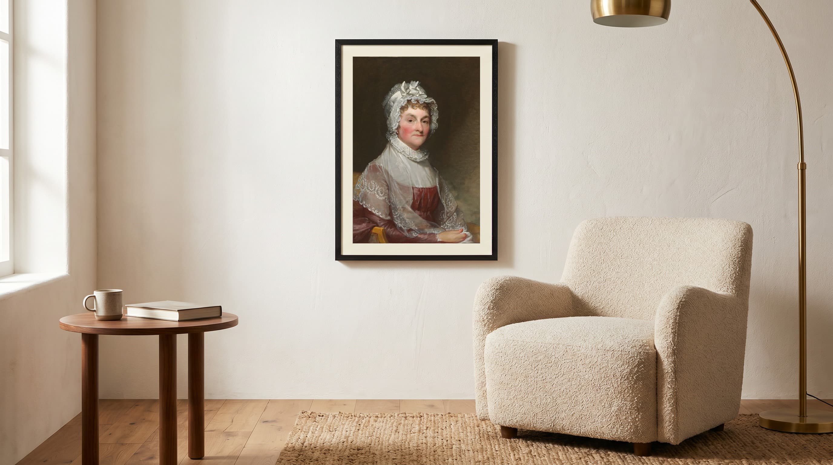 Abigail Smith Adams (Mrs. John Adams) in Reading Nook