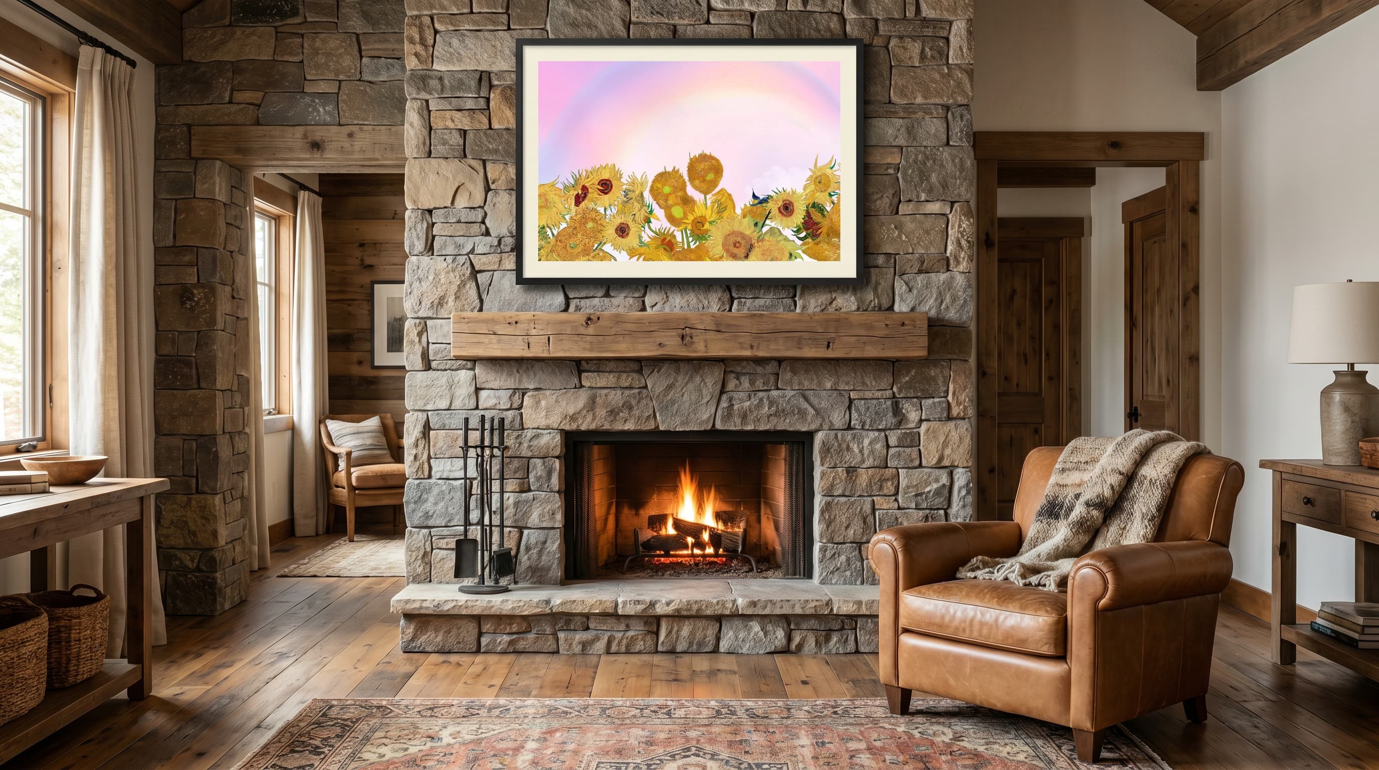 Aesthetic No. 04 in Cabin Fireplace