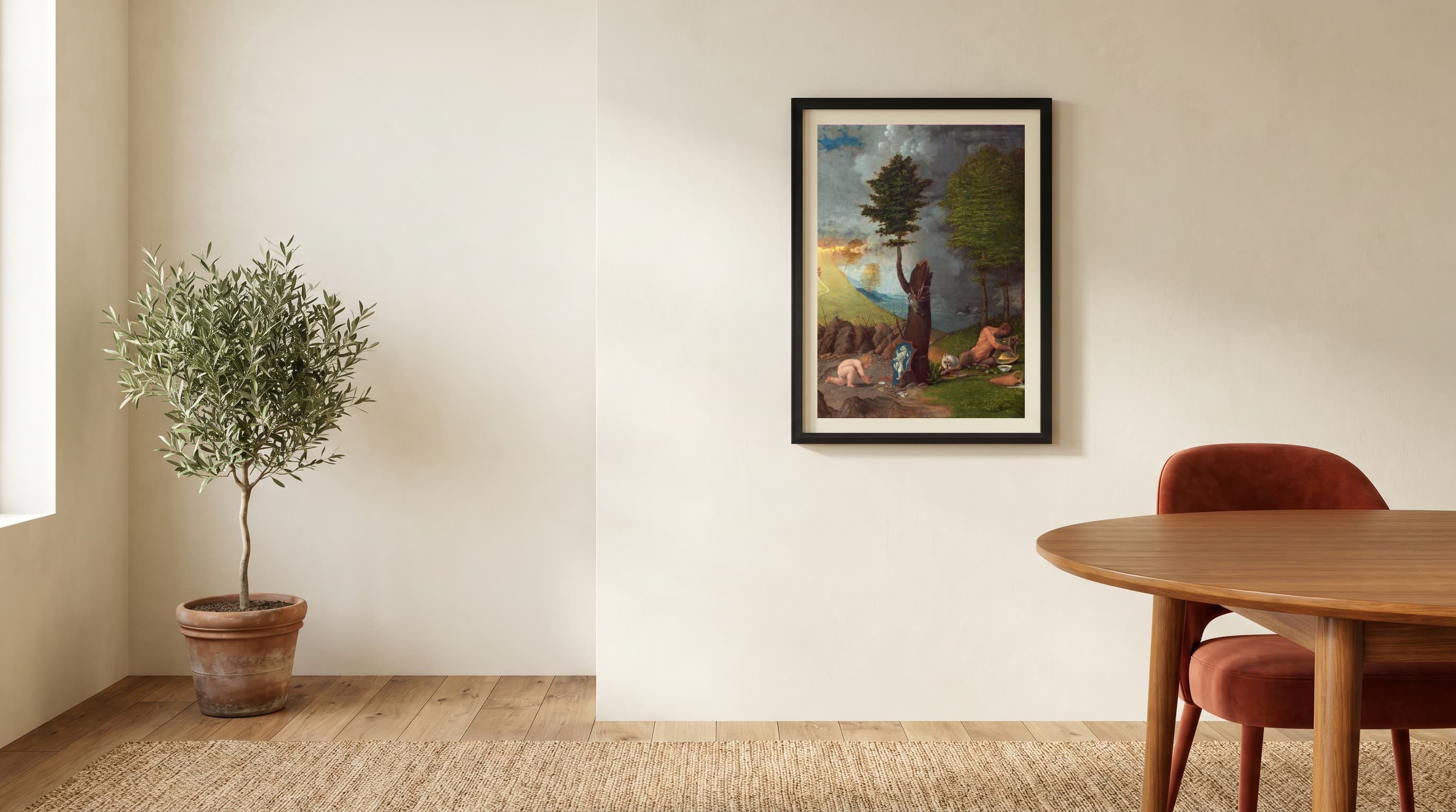 Allegory Of Virtue And Vice — in situ