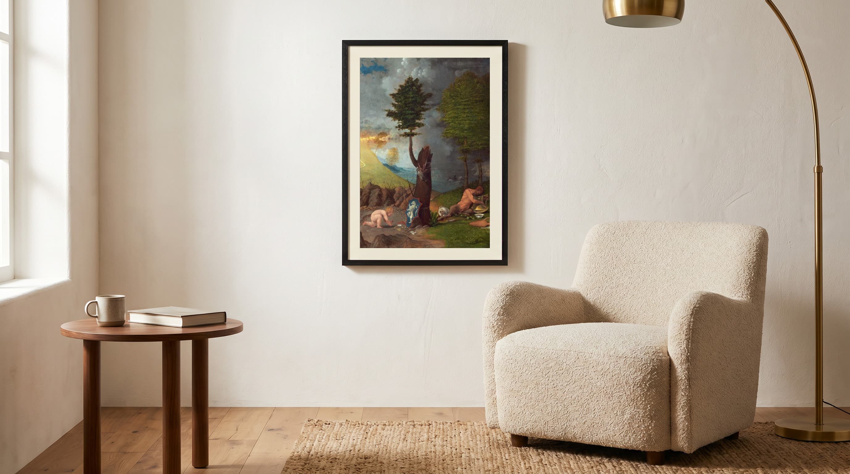 Allegory Of Virtue And Vice in Reading Nook