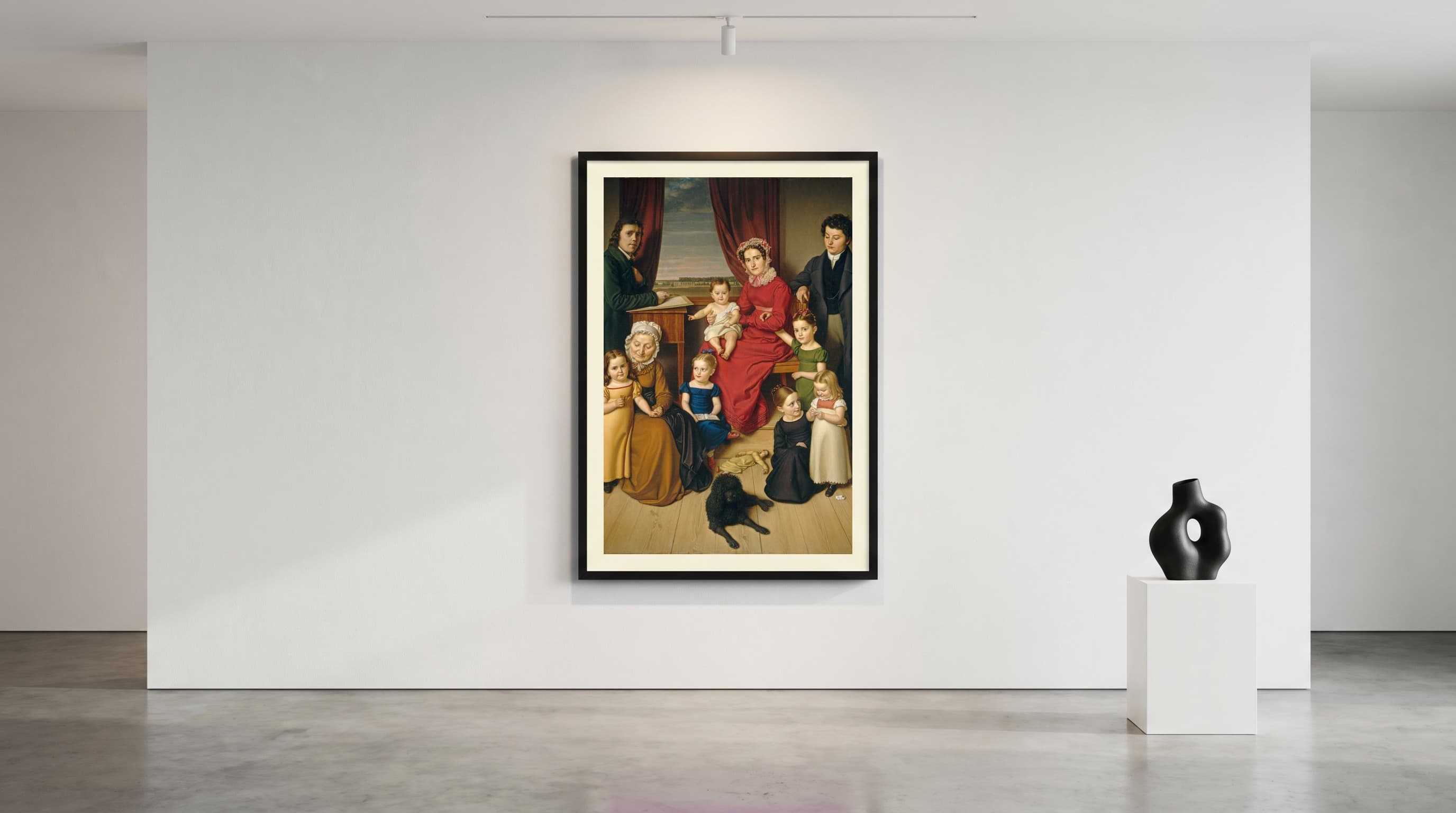 An Artist And His Family in Gallery Wall