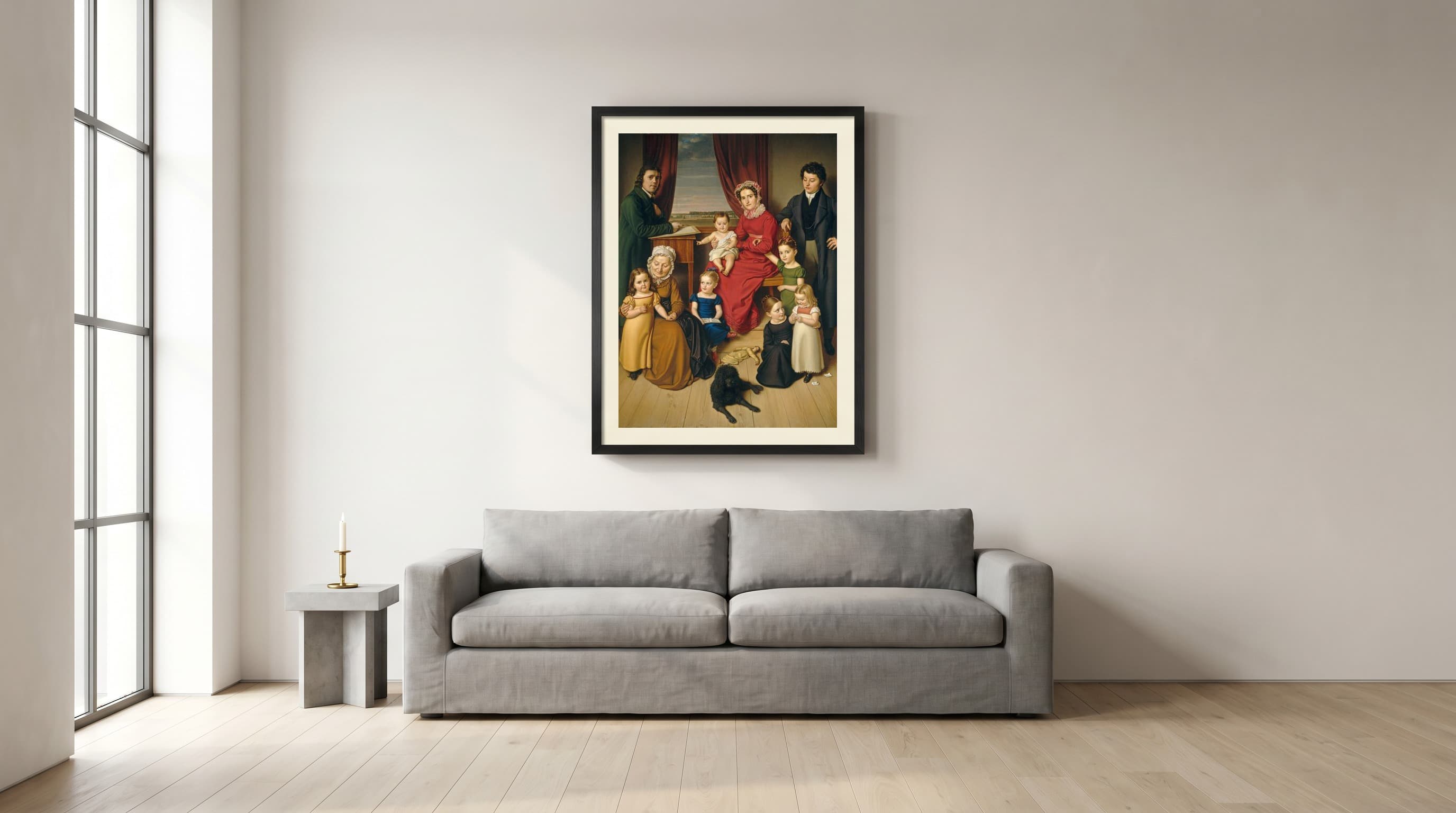 An Artist And His Family in Minimalist Loft
