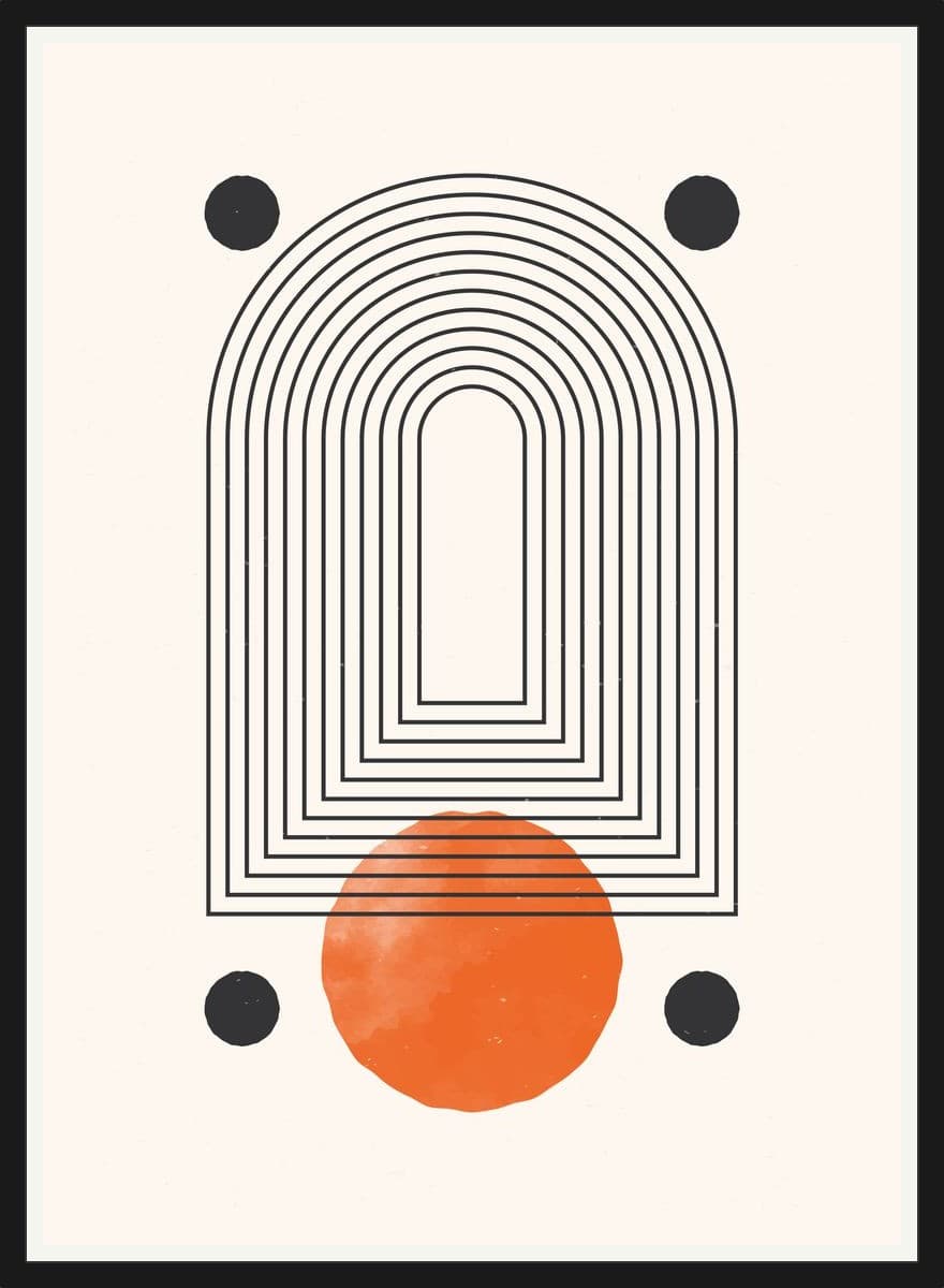 Boho No. 02 - Black Frame