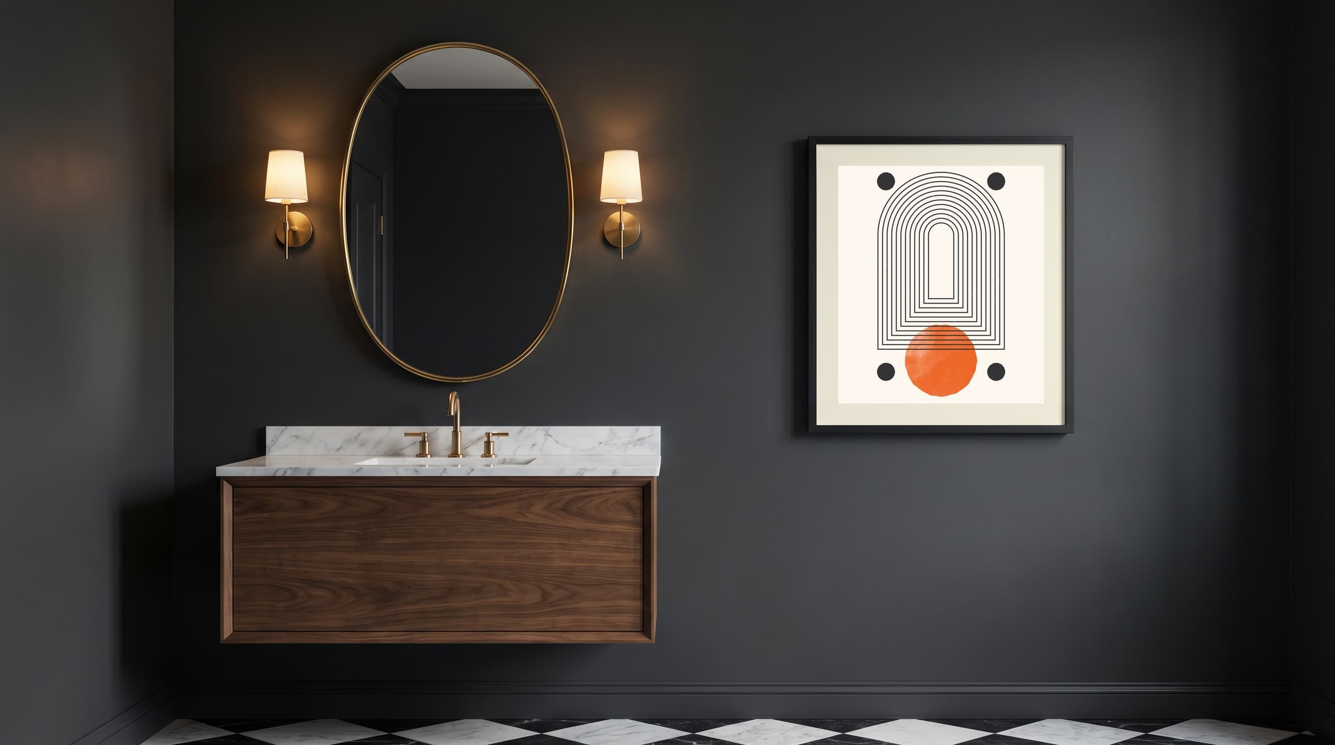 Boho No. 02 in Powder Room