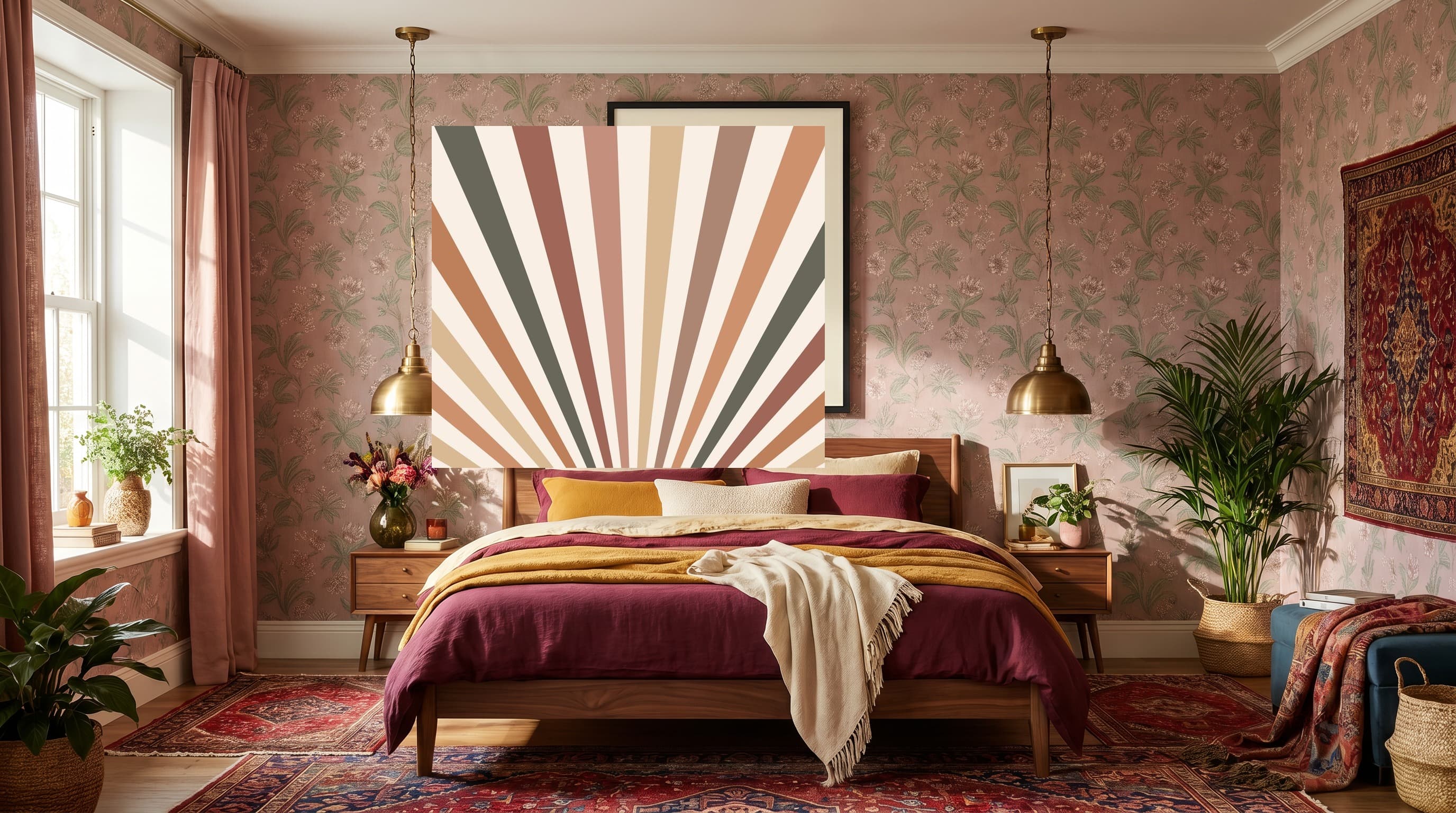 Boho No. 03 in Maximalist Bedroom