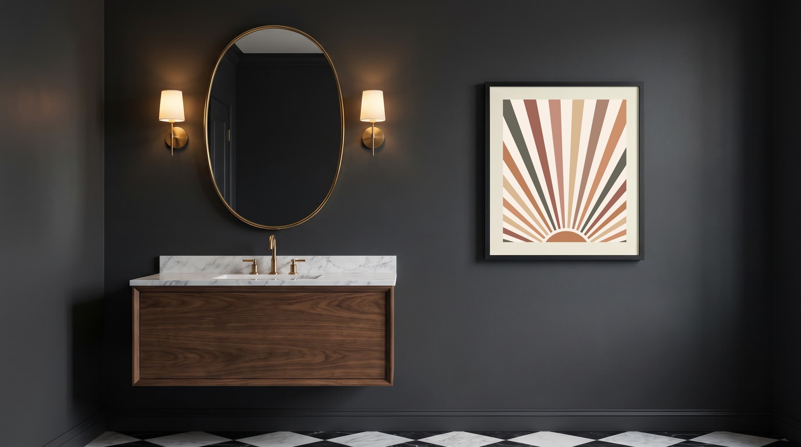 Boho No. 03 in Powder Room