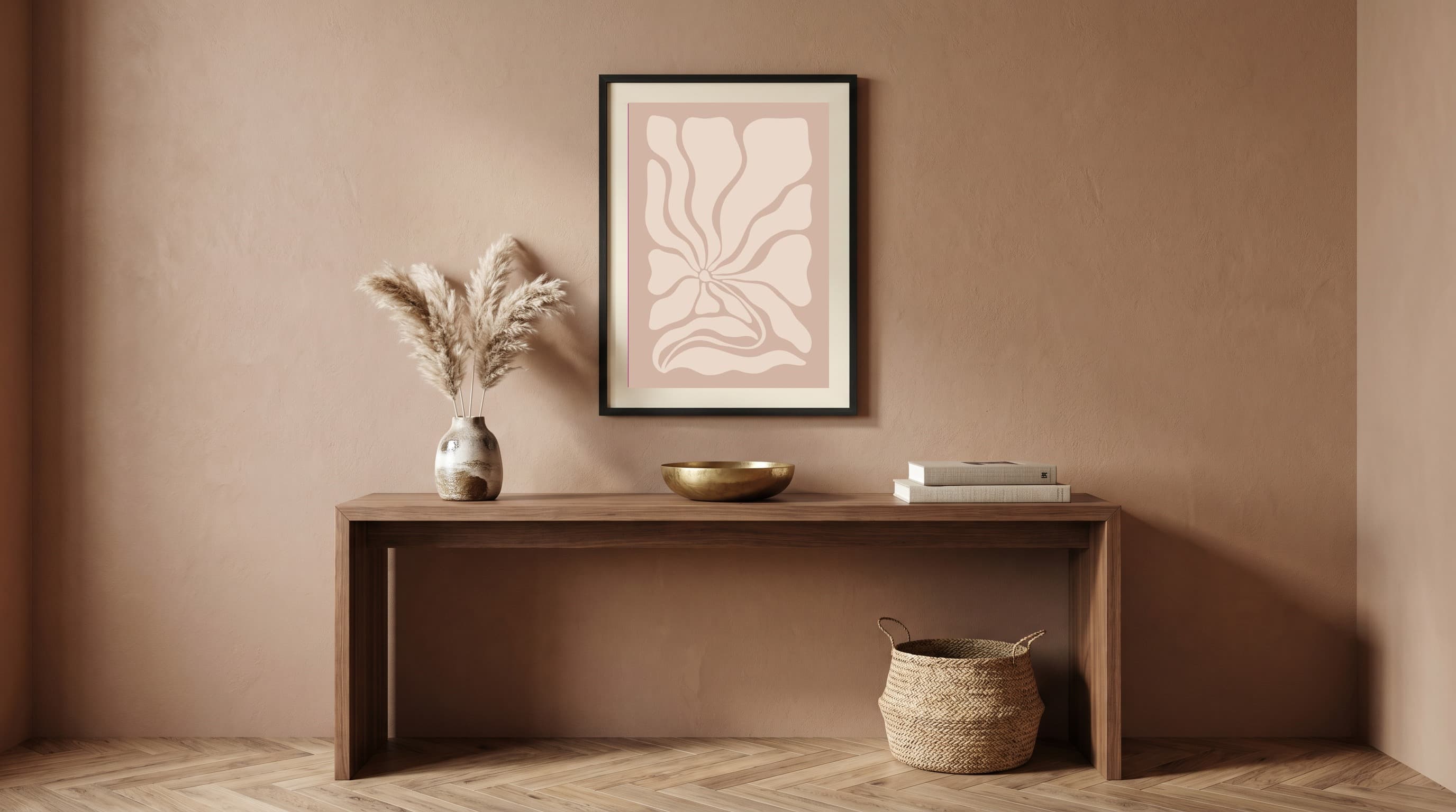 Boho Bloom in Hallway