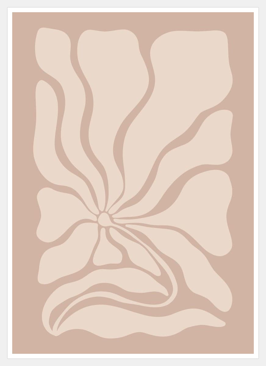 Boho Bloom - White Frame