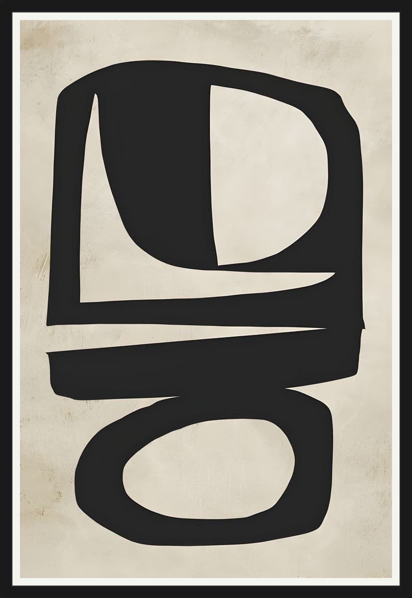 Bold Forms - Black Frame