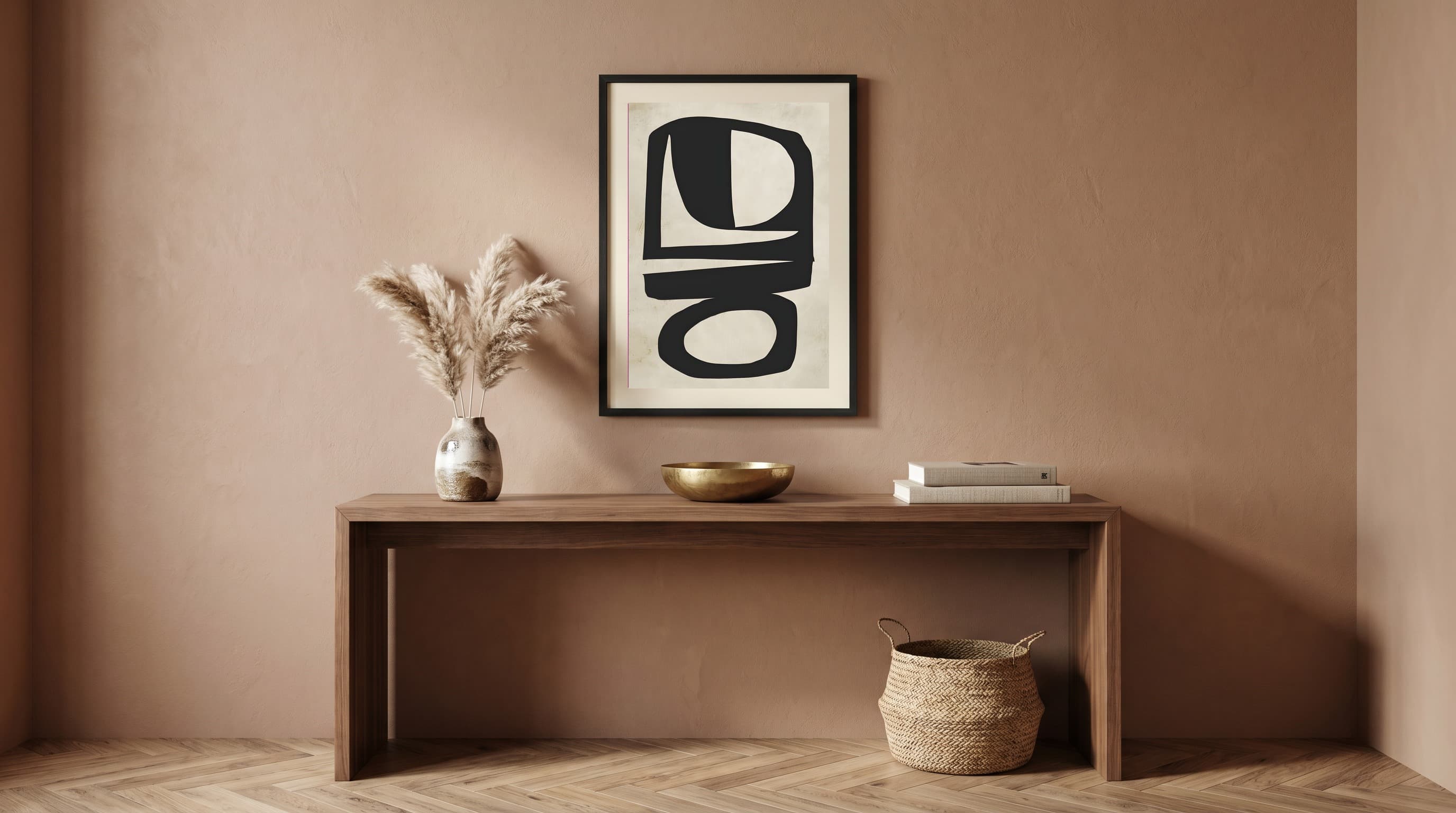 Bold Forms in Hallway