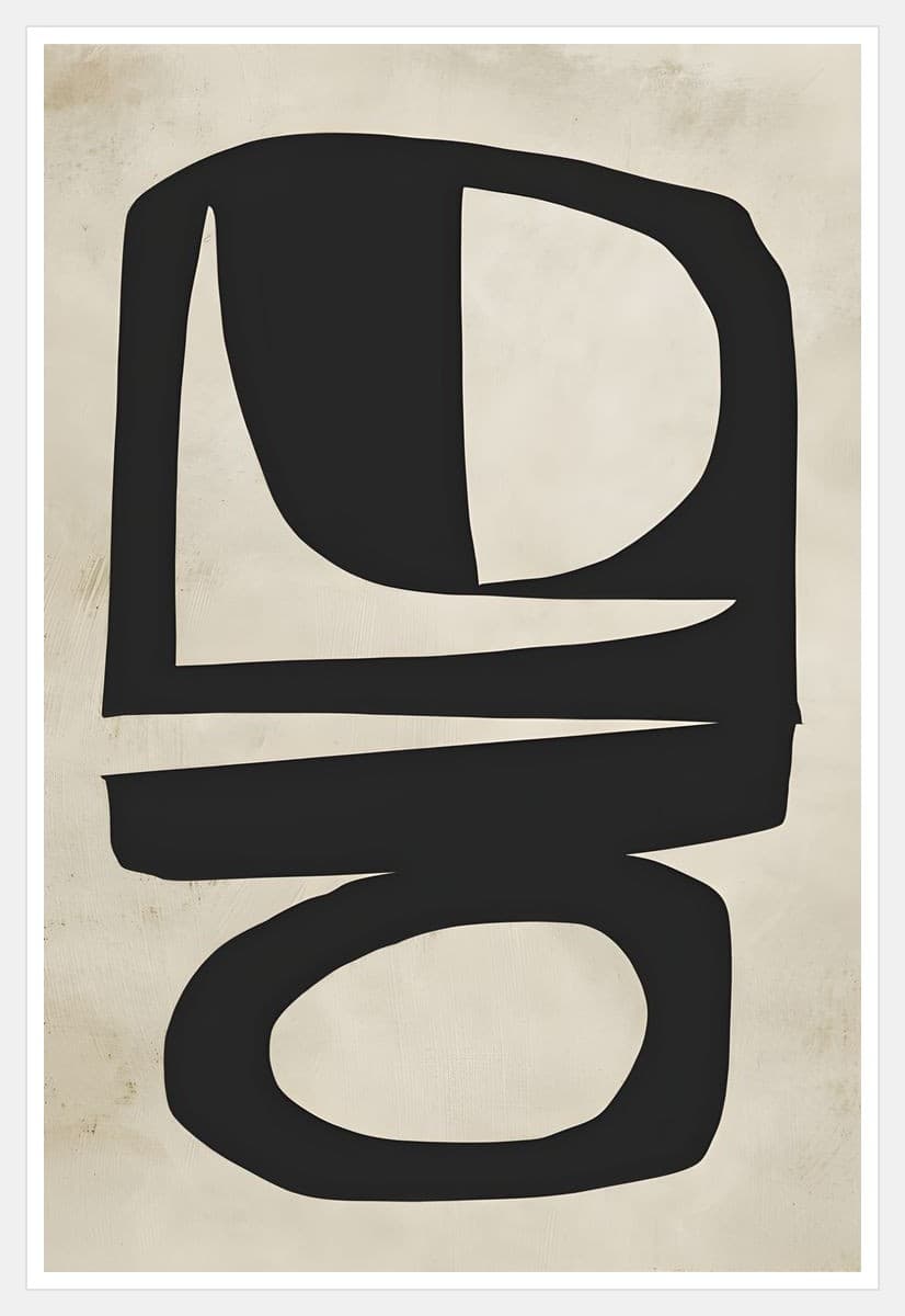 Bold Forms - White Frame