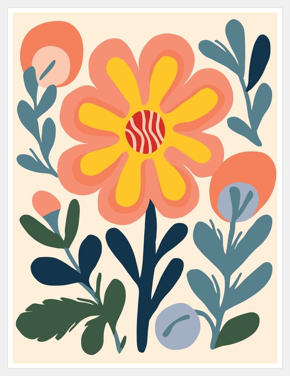 Botanical No. 05 - White Frame