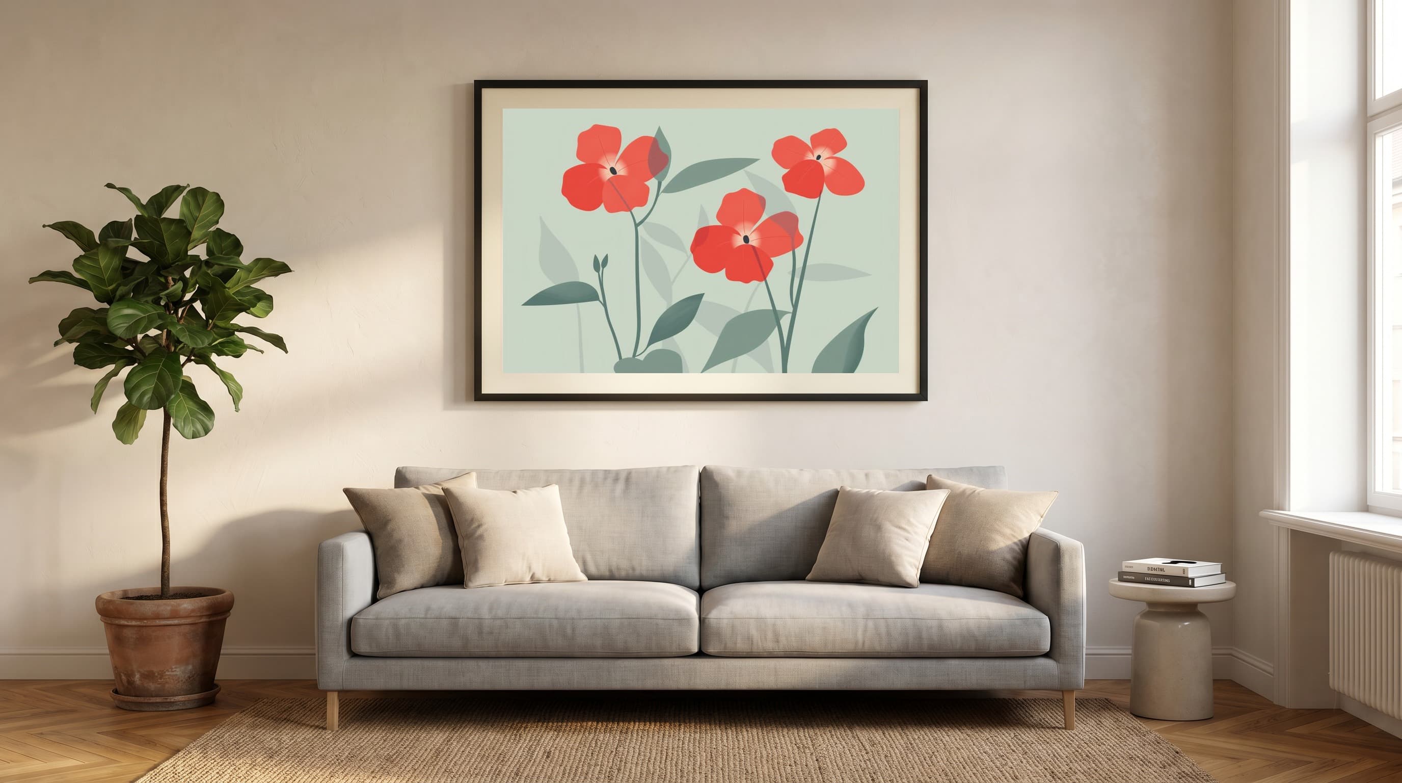 Botanical No. 13 in Living Room