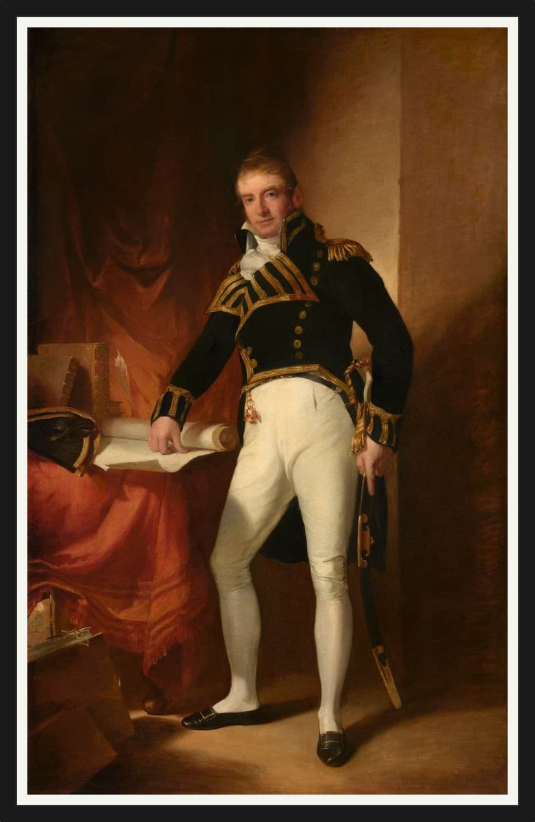 Captain Charles Stewart - Black Frame