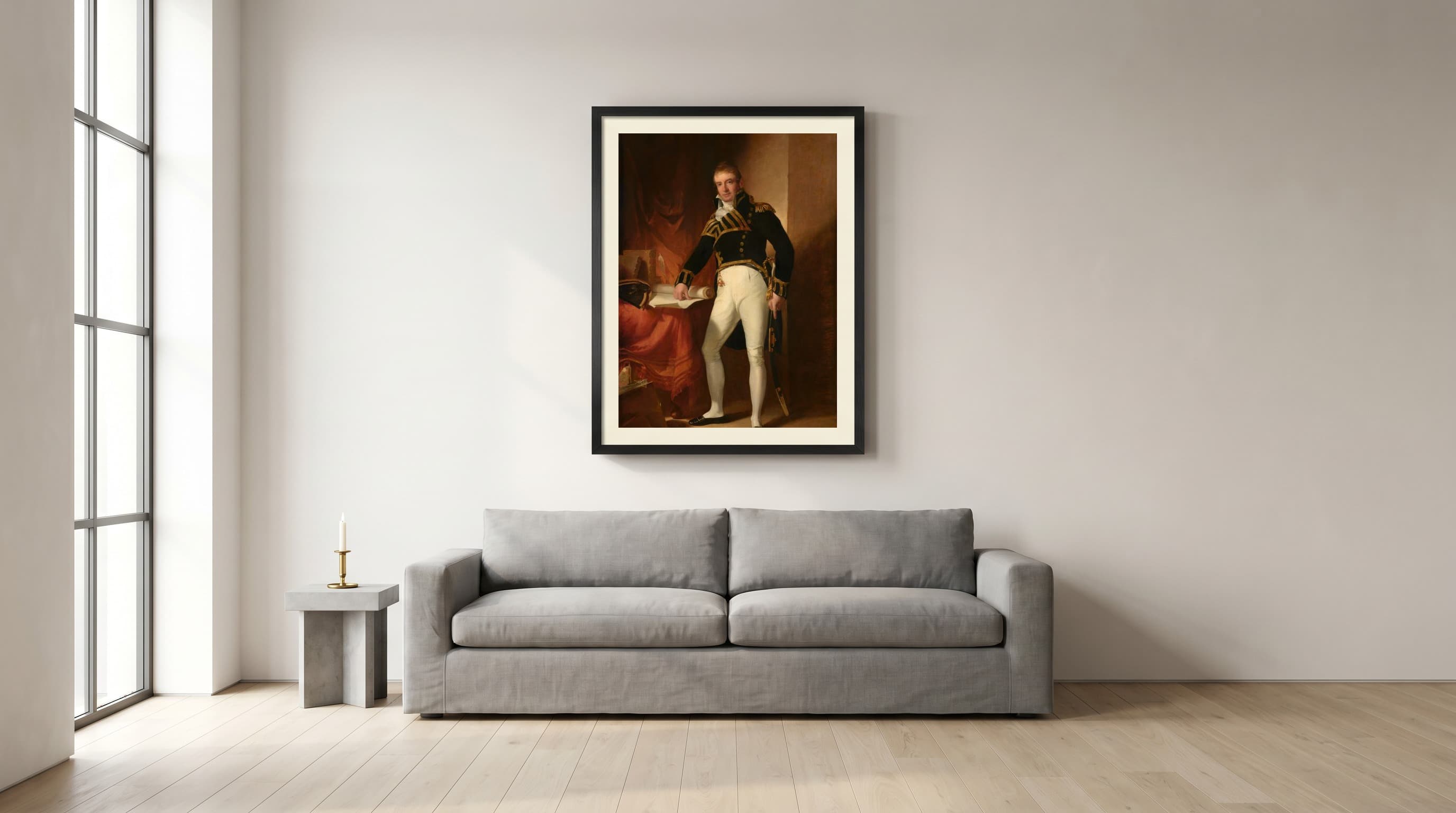 Captain Charles Stewart in Minimalist Loft