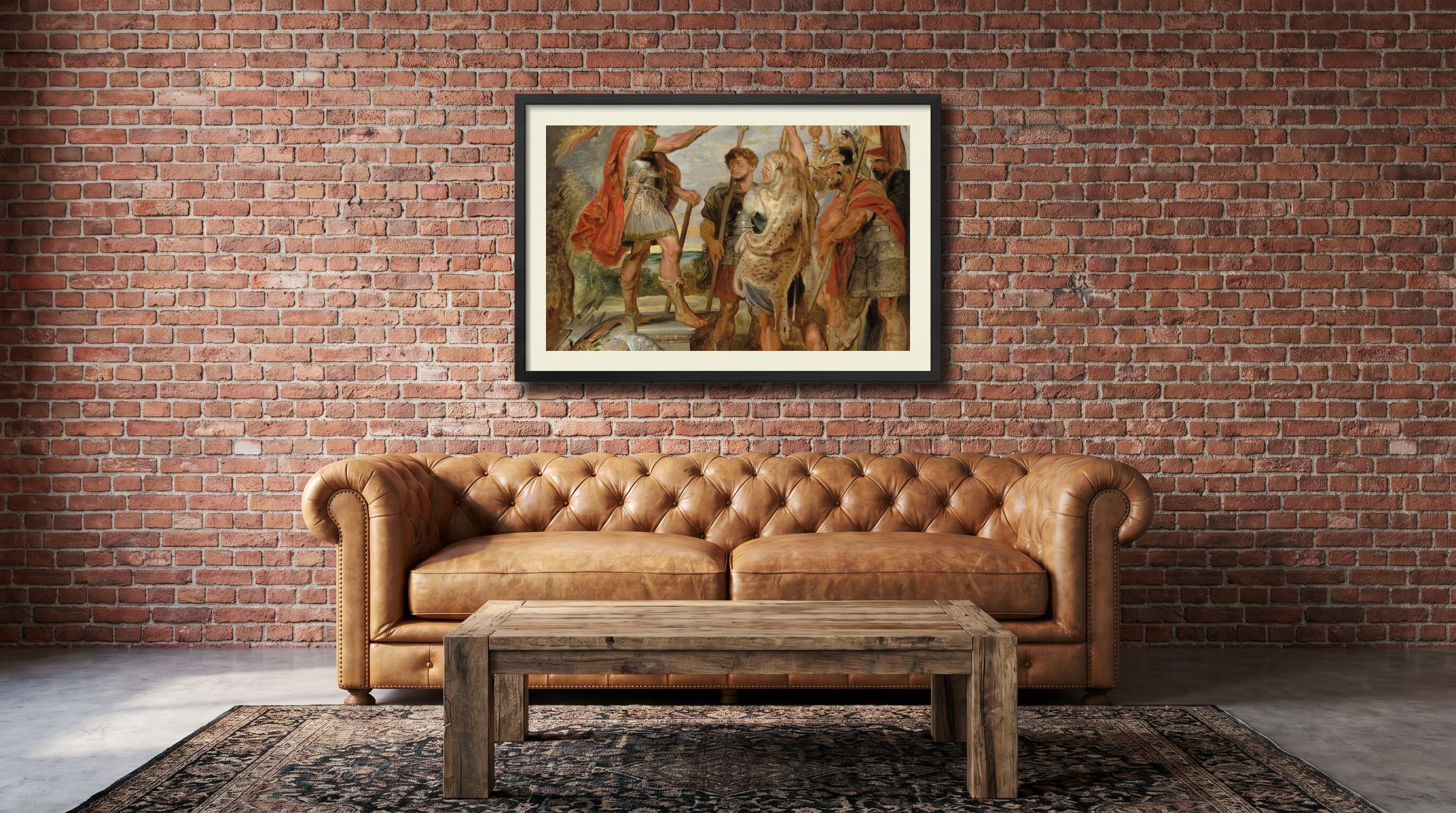 Decius Mus Addressing The Legions in Industrial Loft