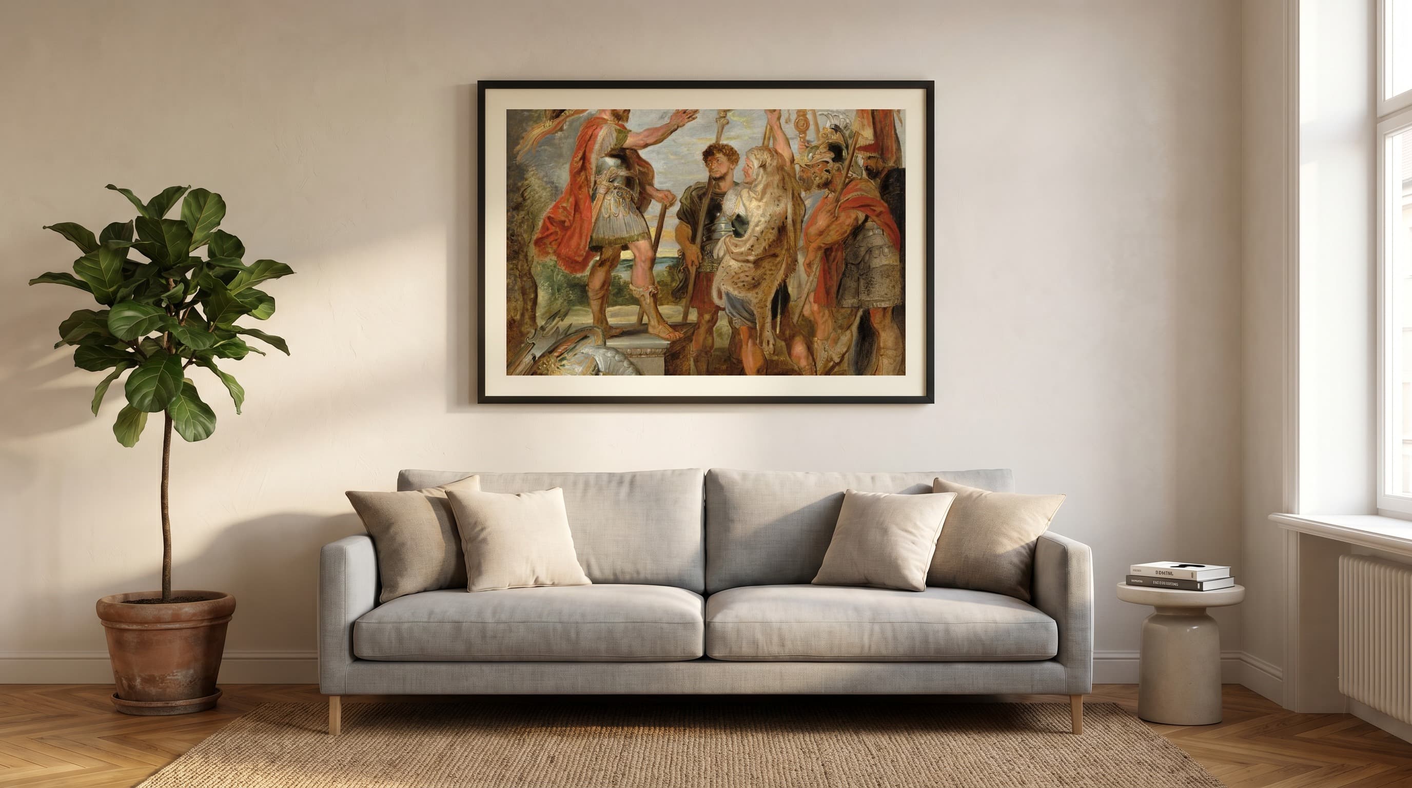Decius Mus Addressing The Legions in Living Room
