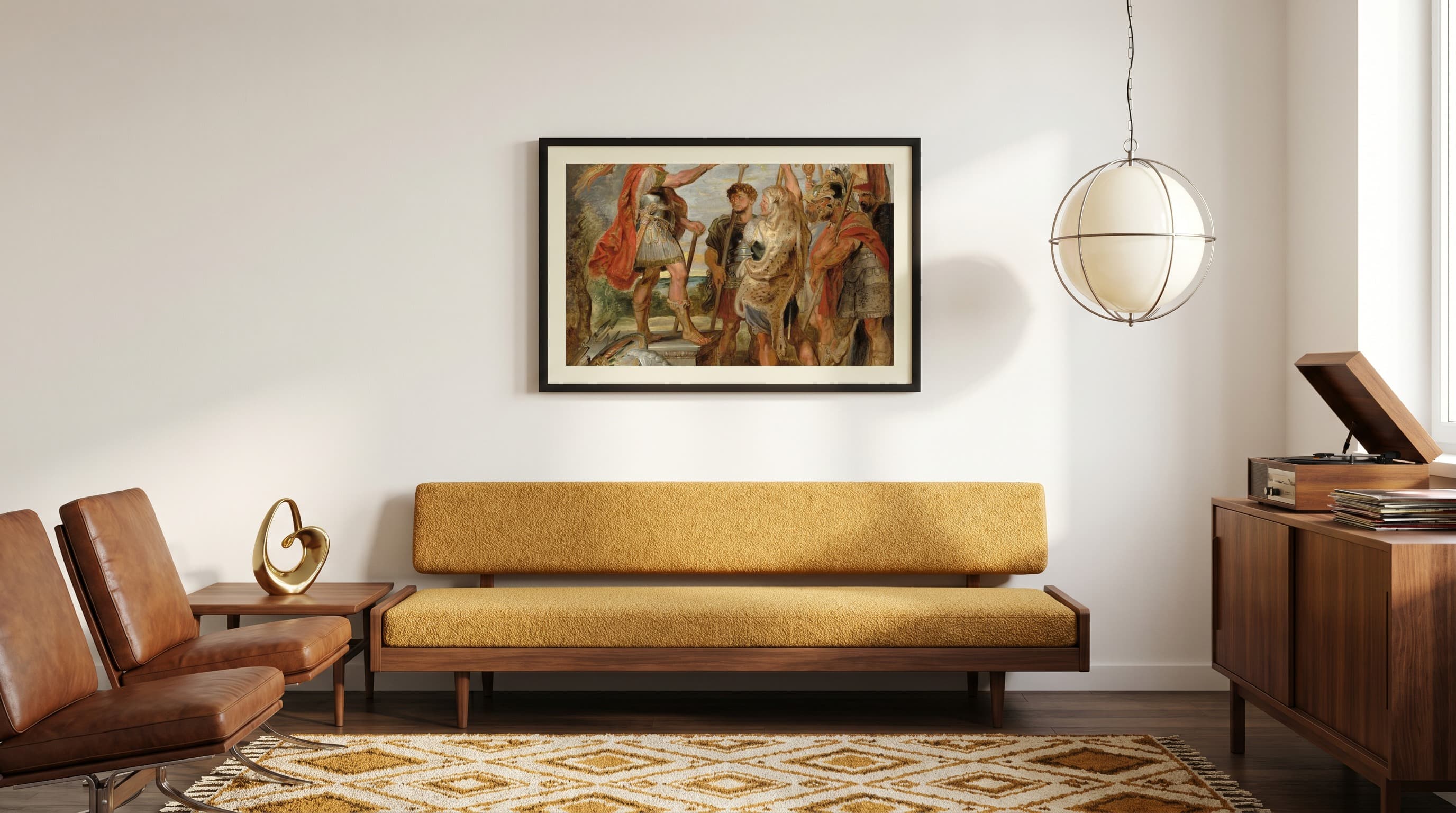 Decius Mus Addressing The Legions in Mid-Century Living