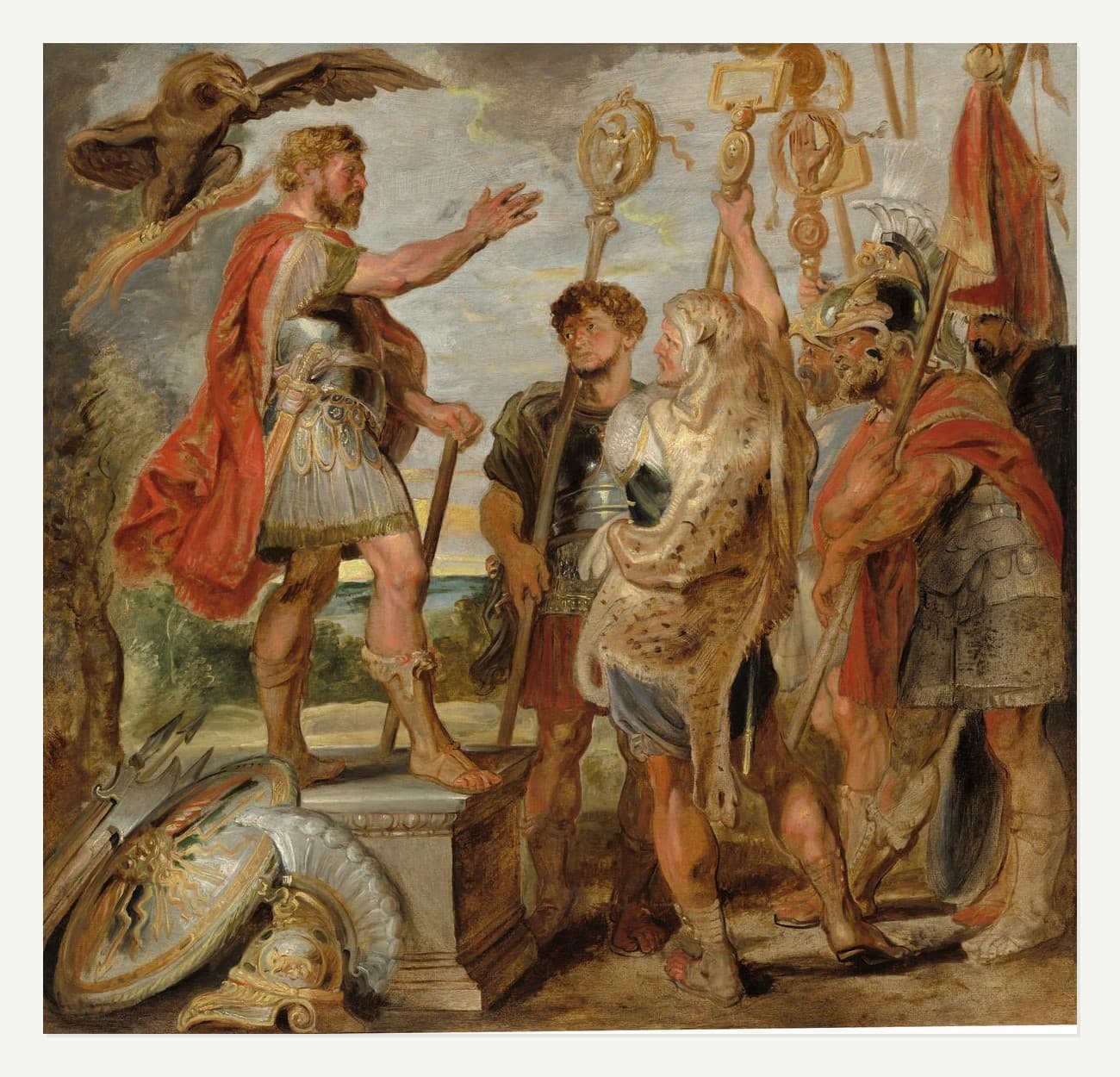 Decius Mus Addressing The Legions
