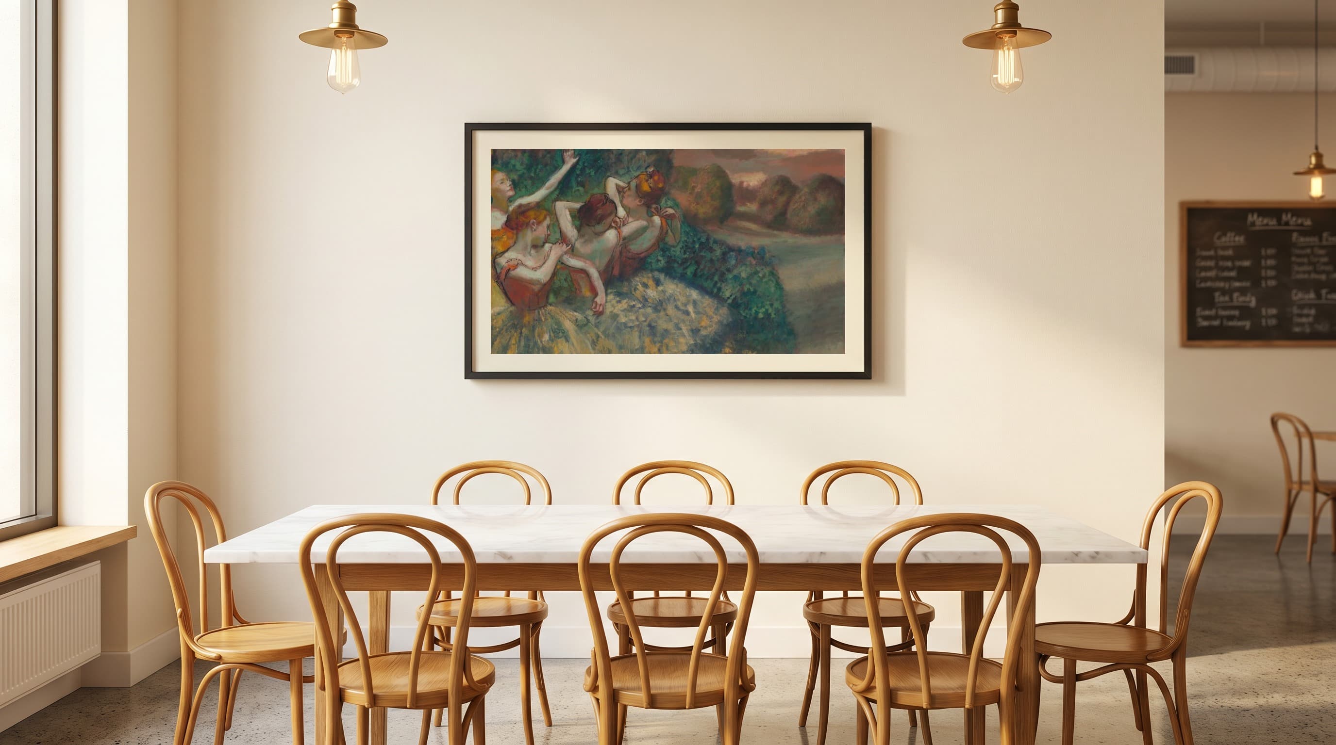 Four Dancers — in situ