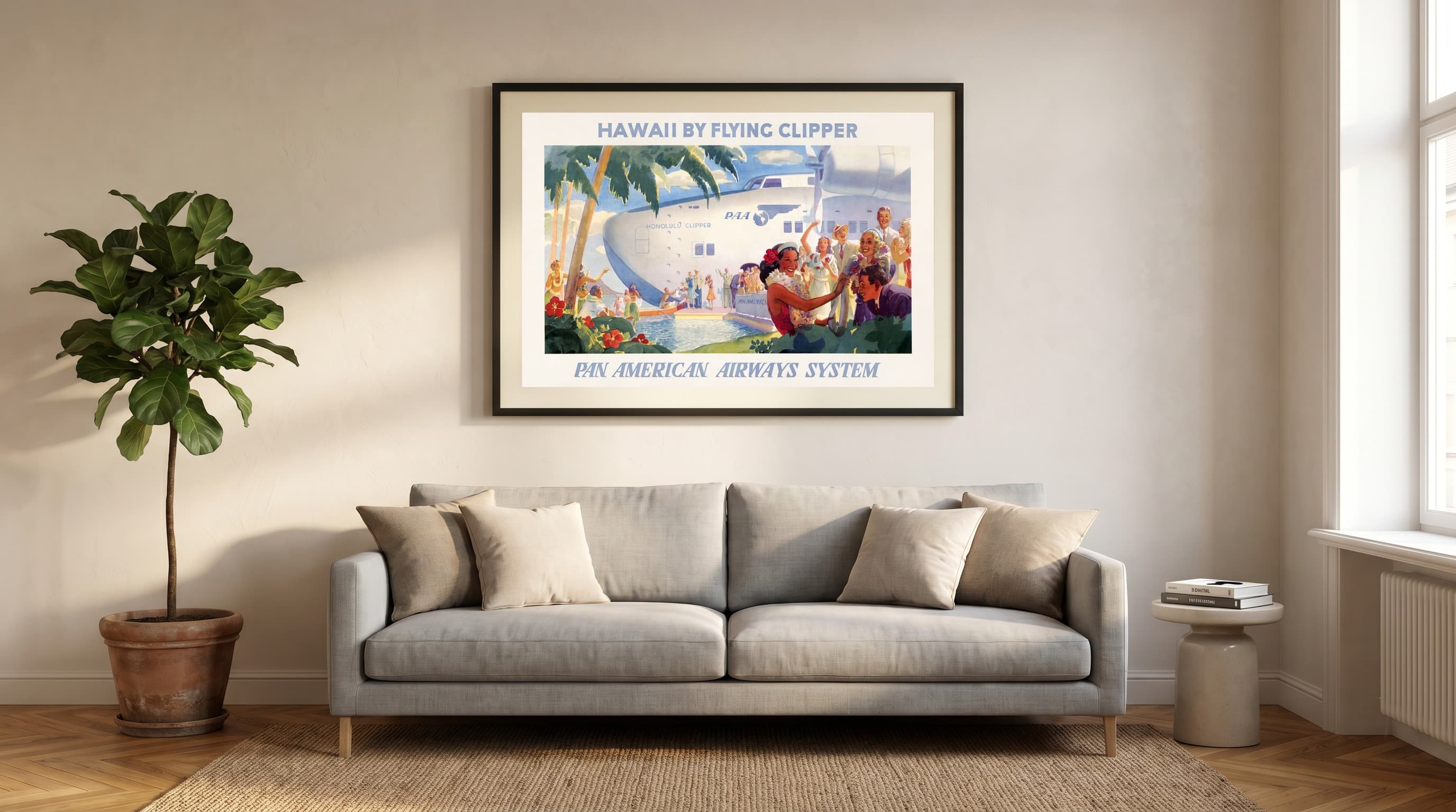 Hawaii Clipper in Living Room