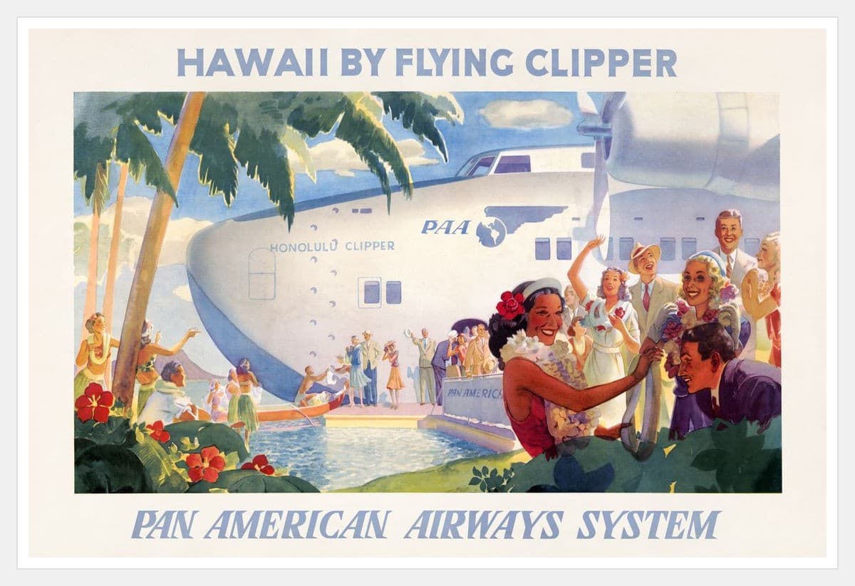 Hawaii Clipper - White Frame