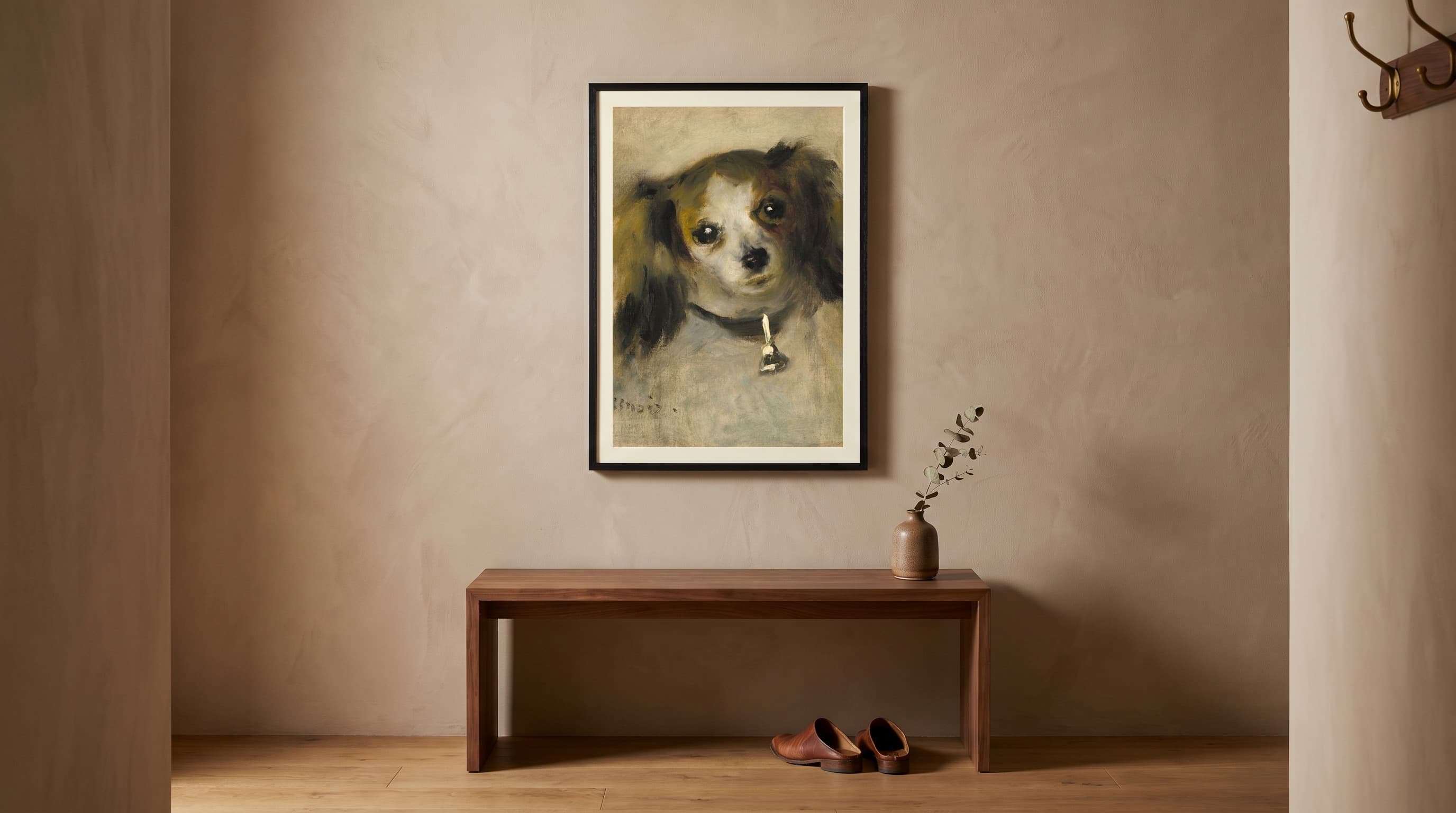 Head Of A Dog — in situ