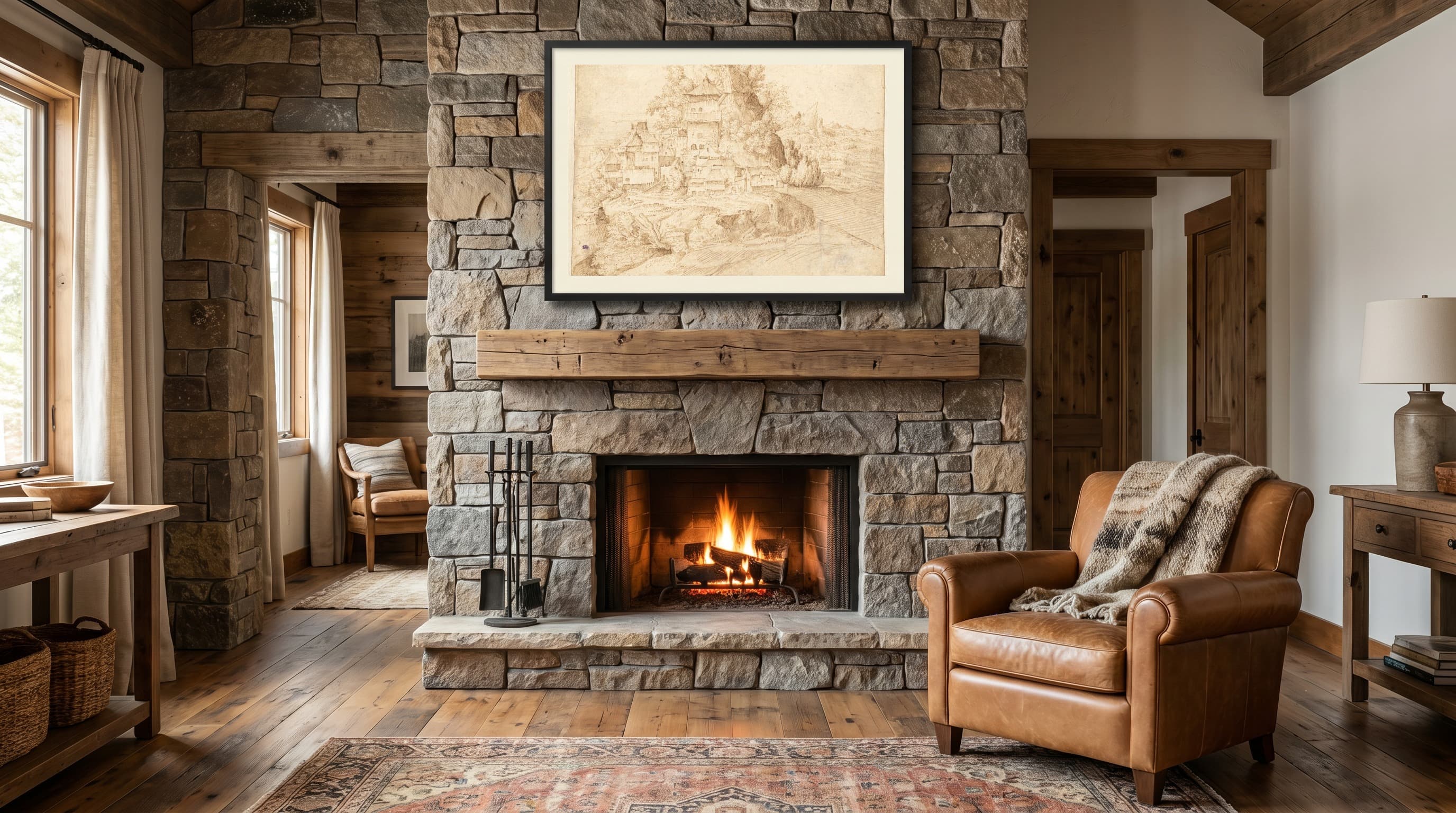 Heritage No. 01 in Cabin Fireplace