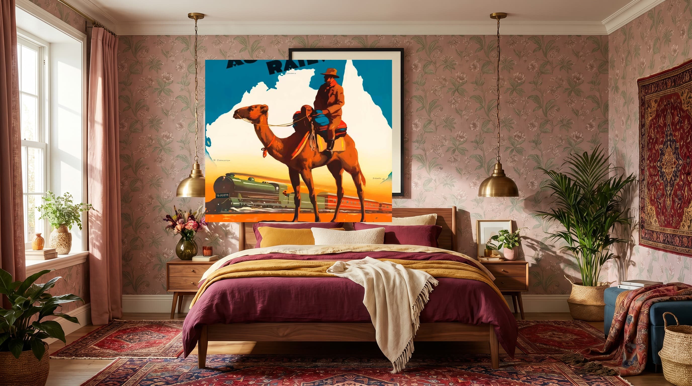 Heritage No. 03 in Maximalist Bedroom