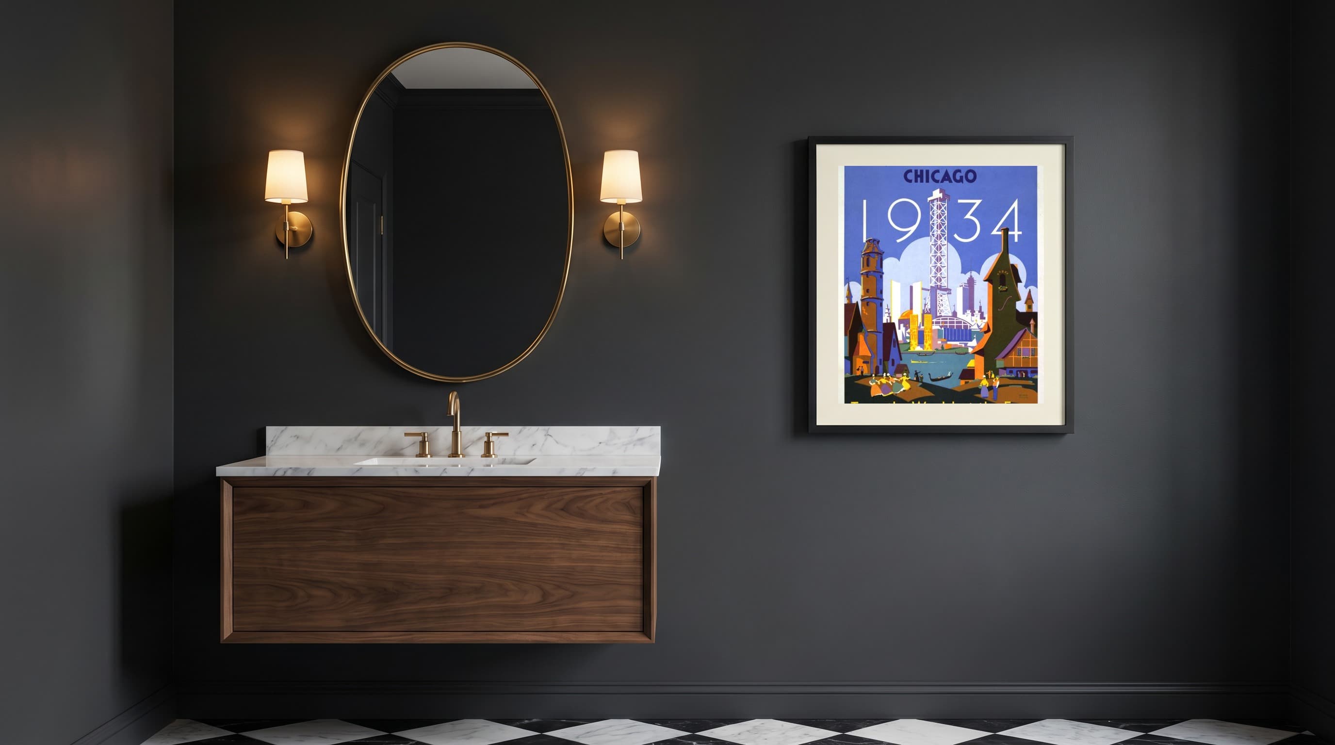 Heritage No. 05 in Powder Room