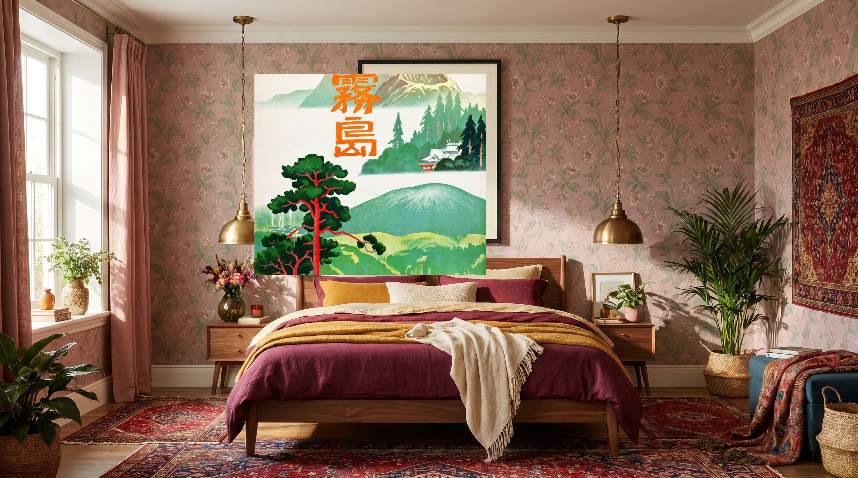 Heritage No. 06 in Maximalist Bedroom