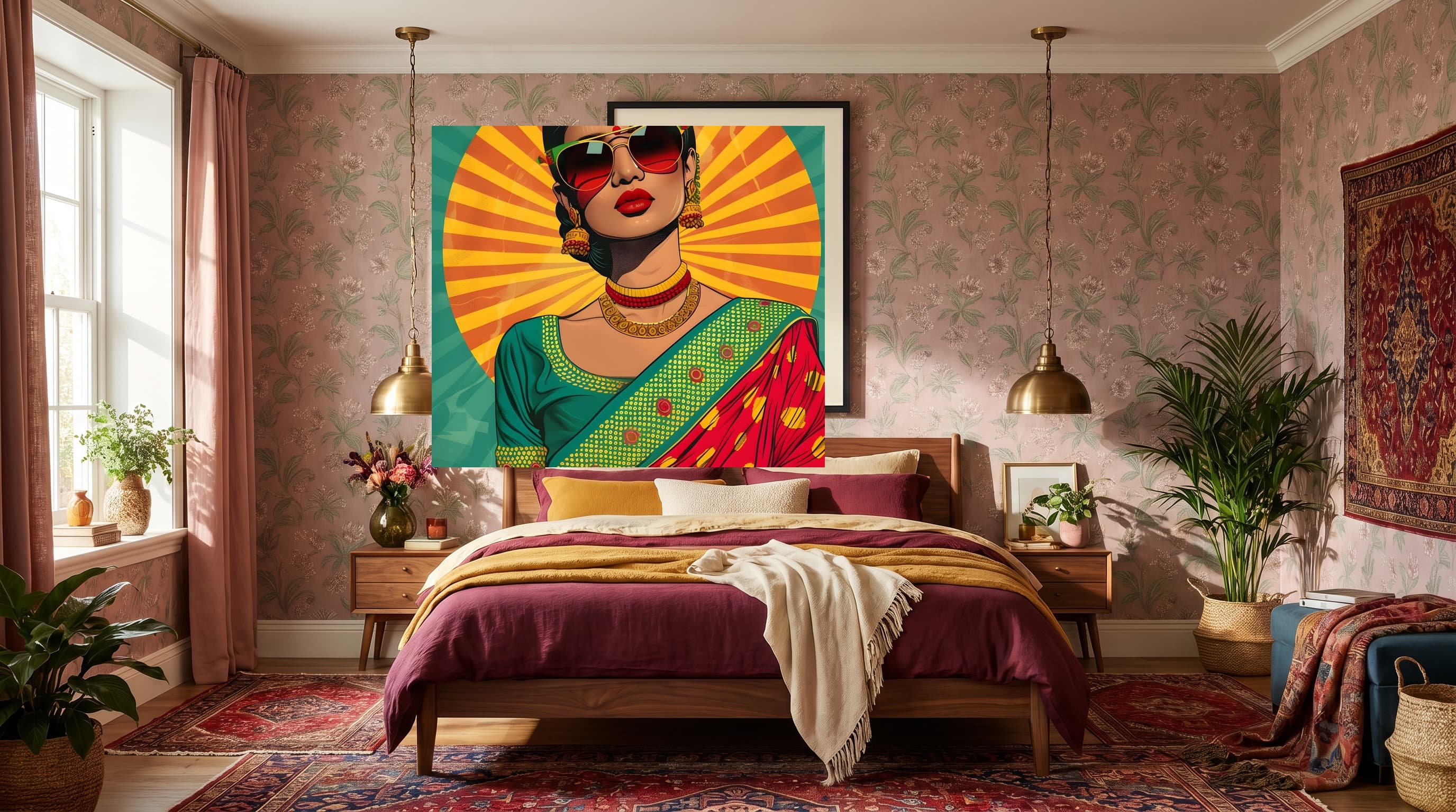 Indian No. 05 in Maximalist Bedroom
