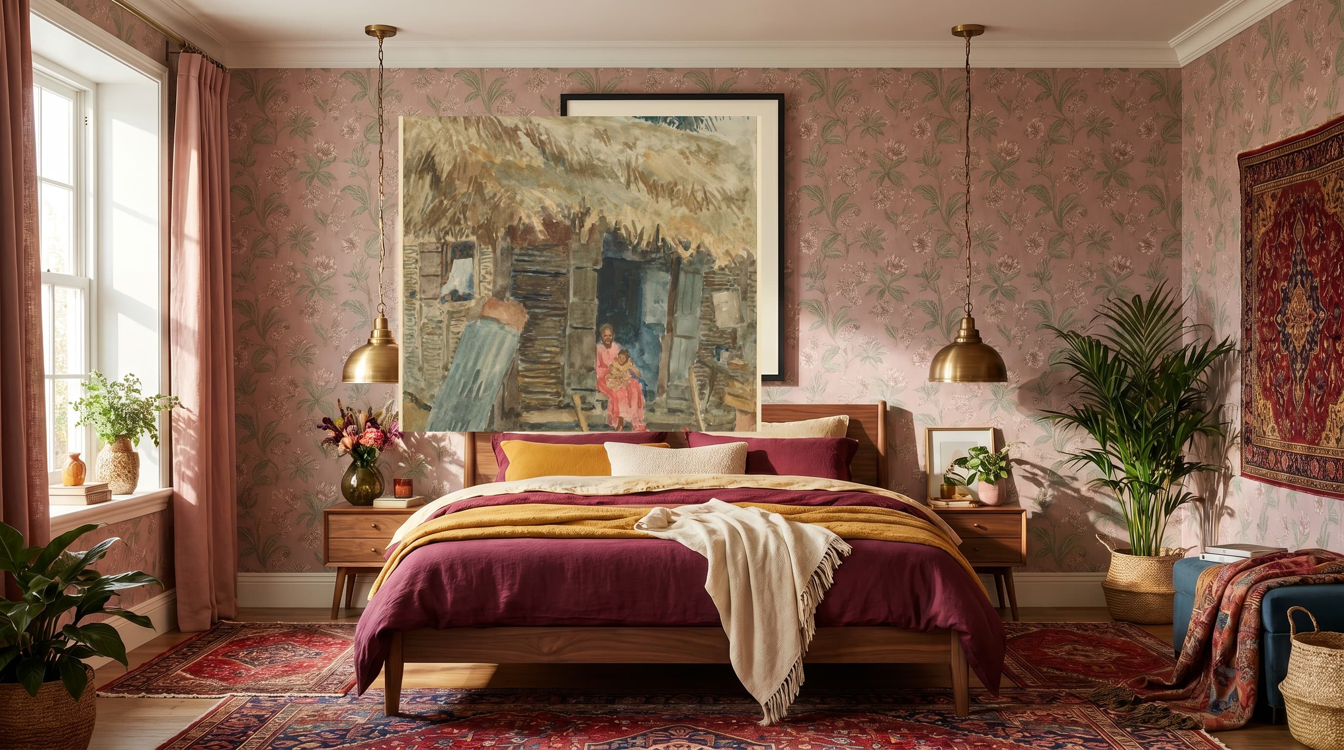 Luxe No. 02 in Maximalist Bedroom