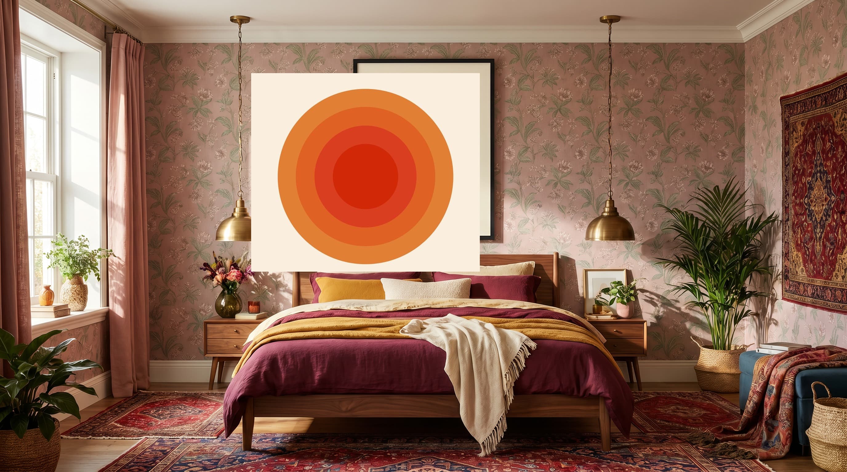 Modern Minimal No. 02 in Maximalist Bedroom