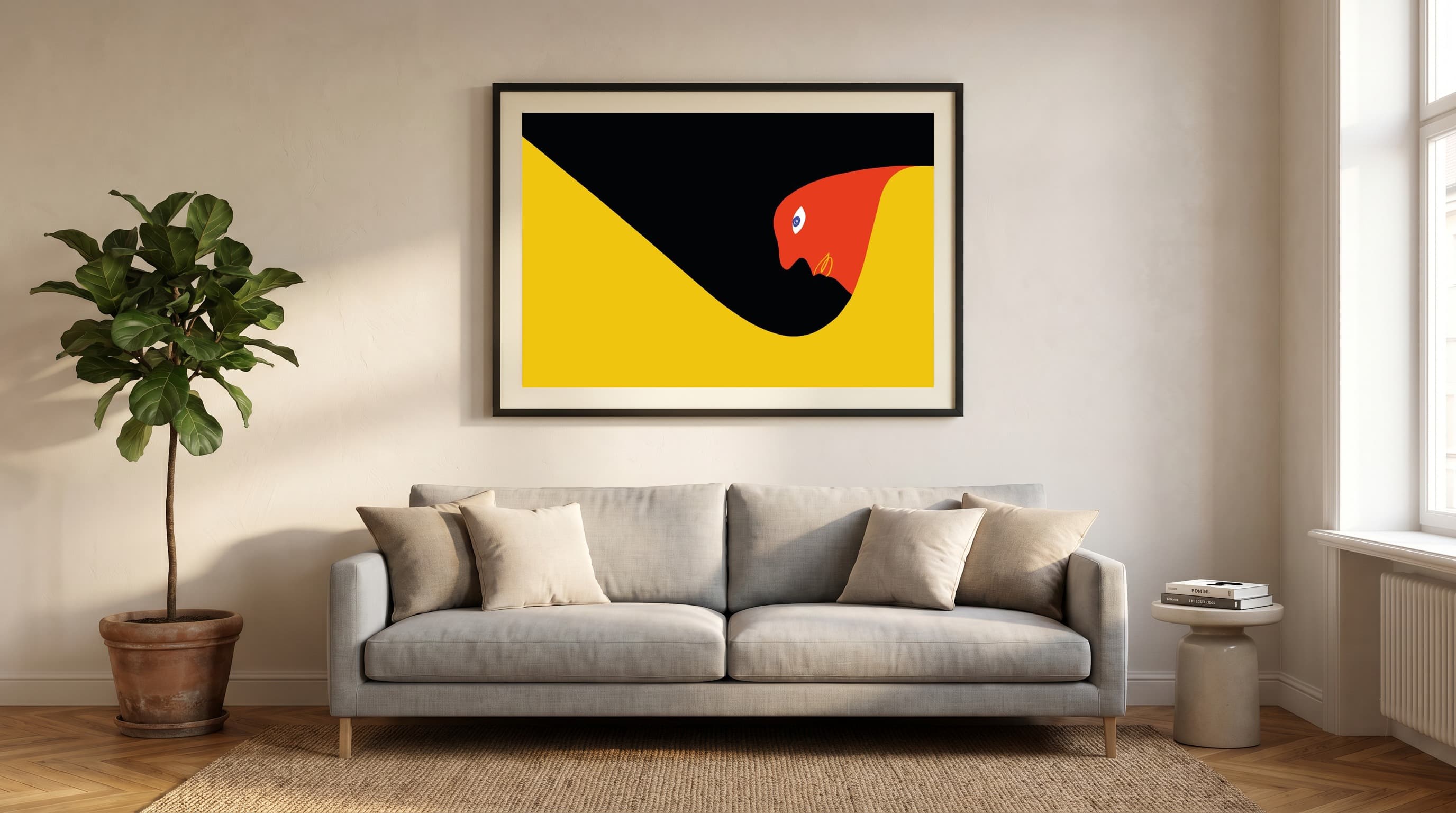 Modern Minimal No. 04 in Living Room