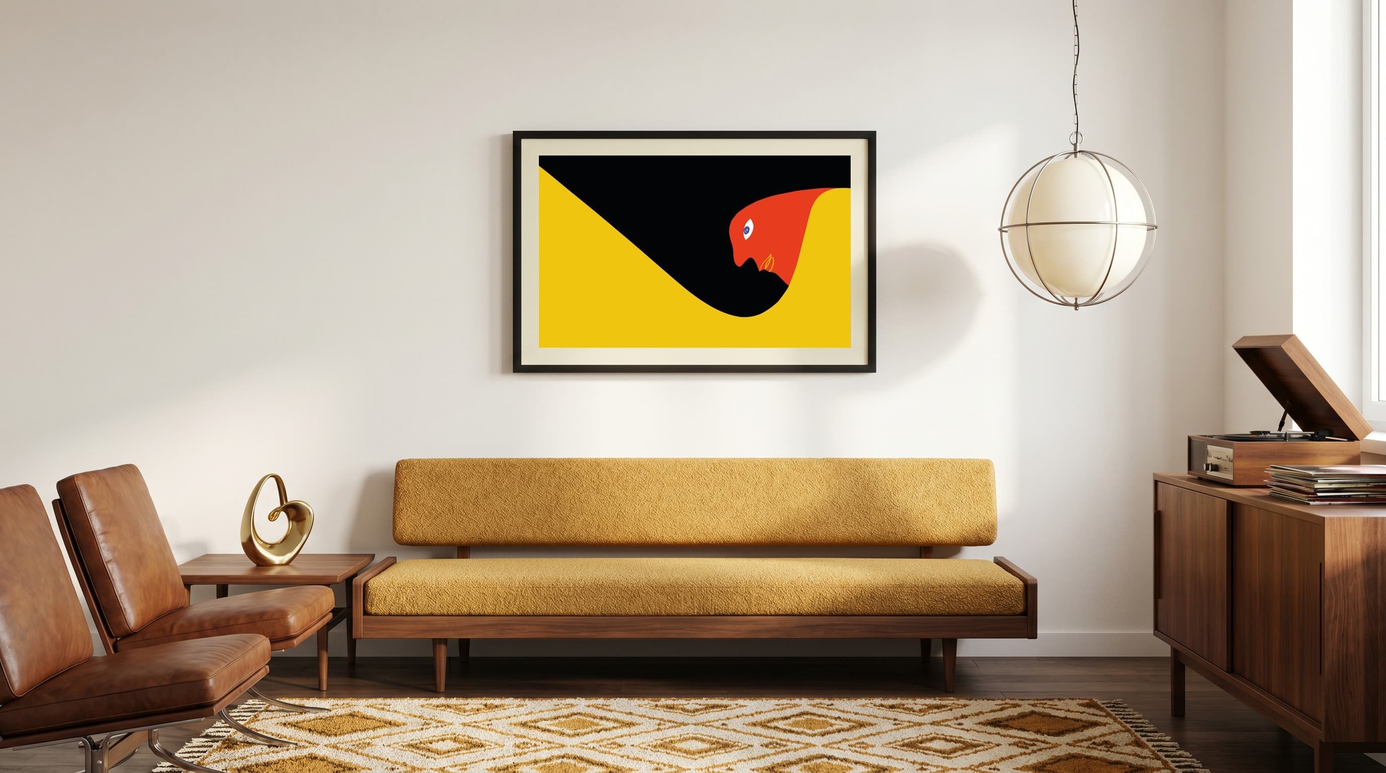 Modern Minimal No. 04 in Mid-Century Living