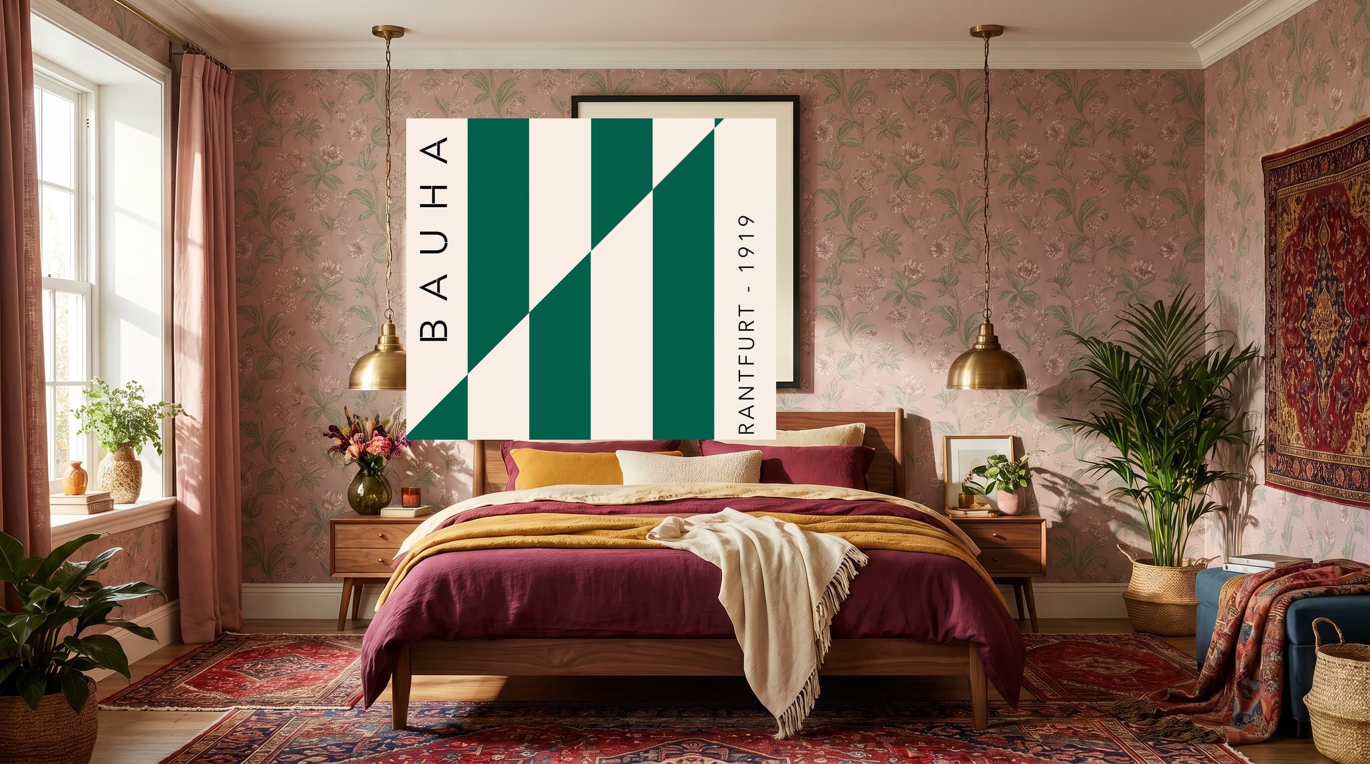 Modern Minimal No. 05 in Maximalist Bedroom