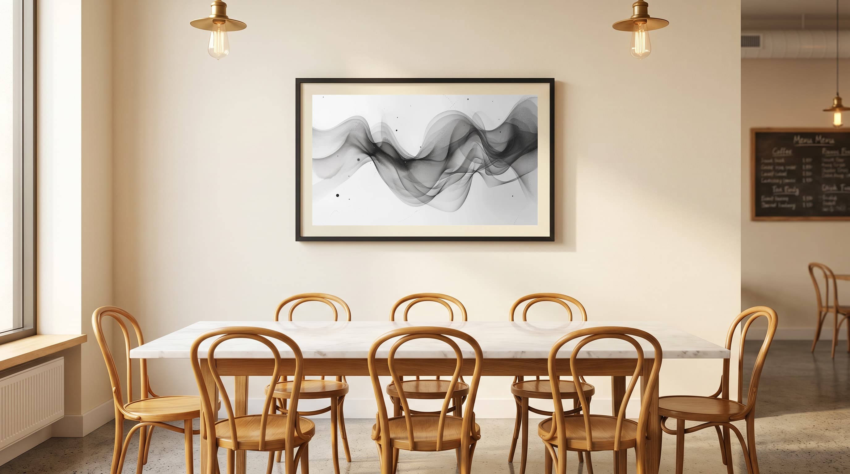 Modern Minimal No. 07 in Cafe