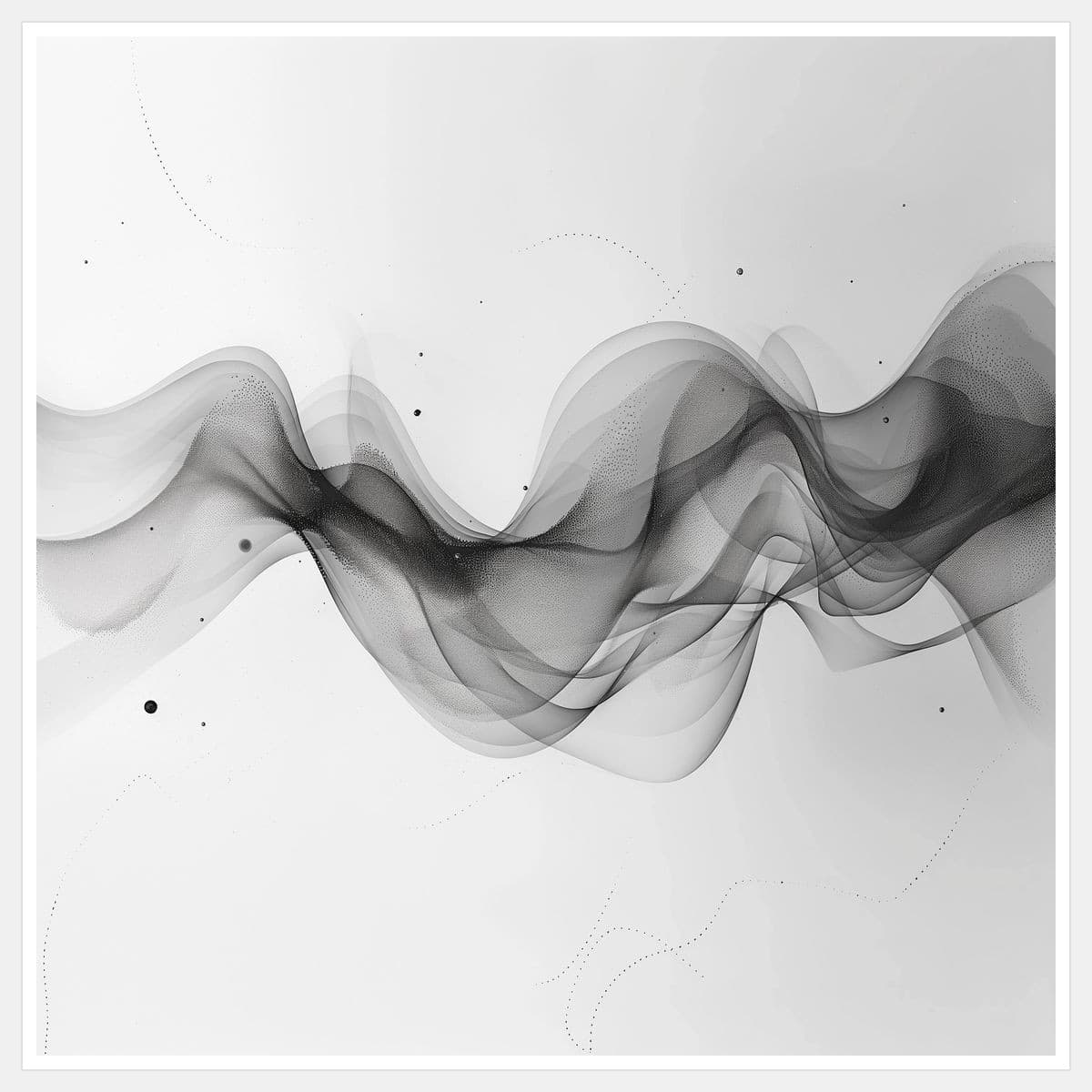 Modern Minimal No. 07 - White Frame