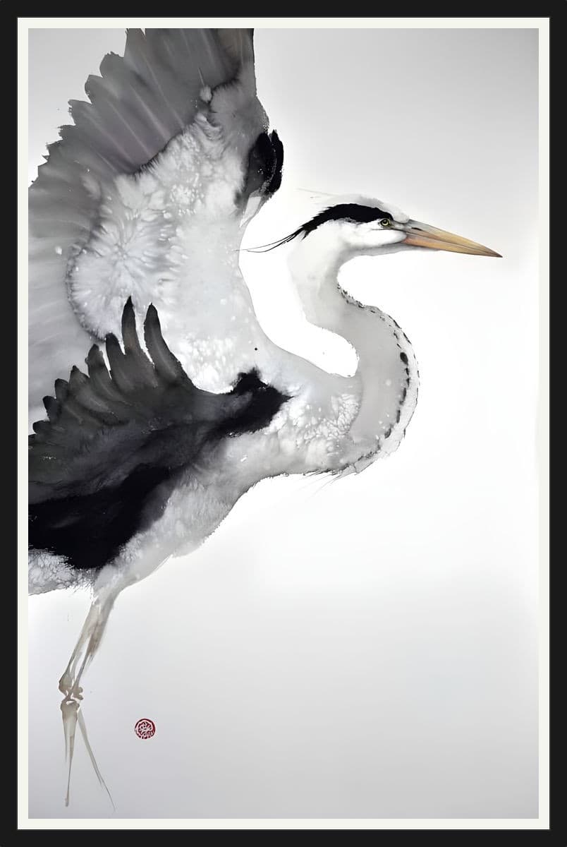 Modern Minimal No. 08 - Black Frame