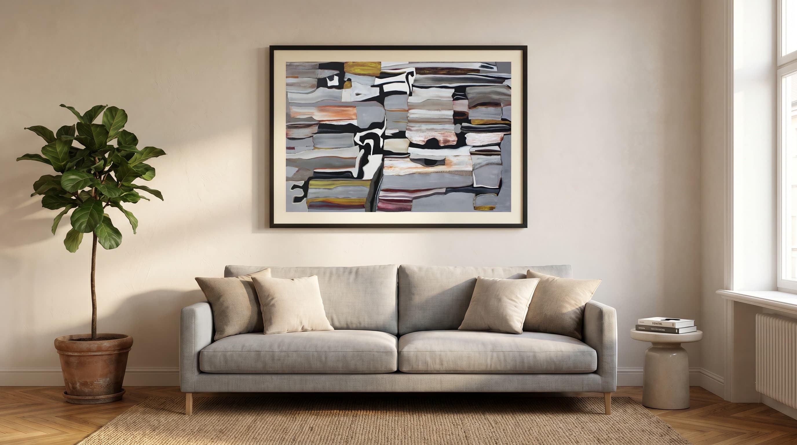Modern Minimal No. 09 in Living Room
