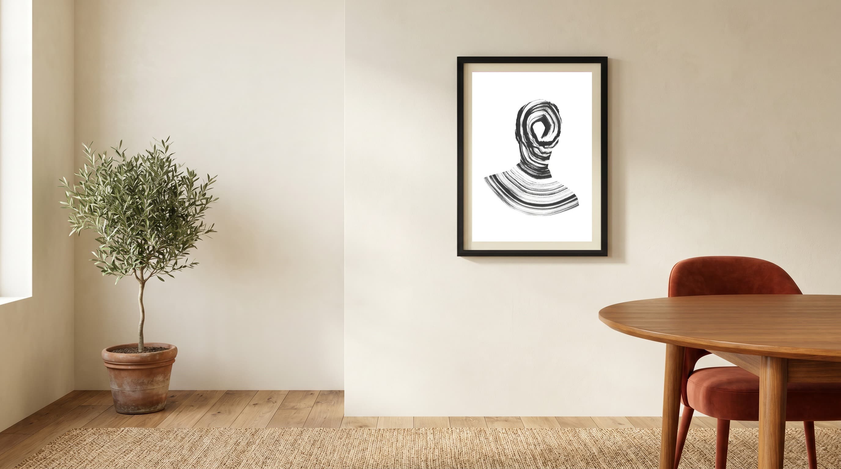 Modern Minimal No. 10 in Dining Corner