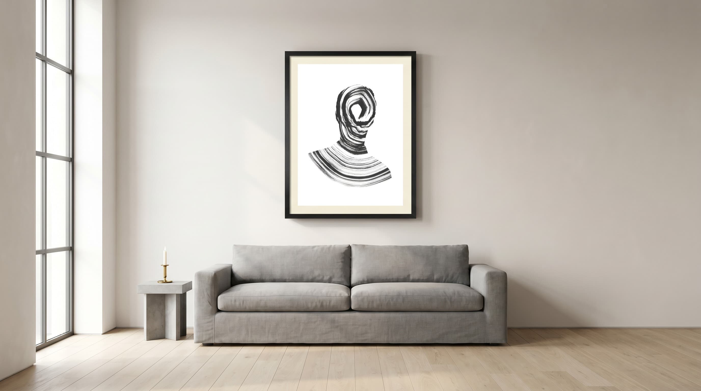 Modern Minimal No. 10 in Minimalist Loft
