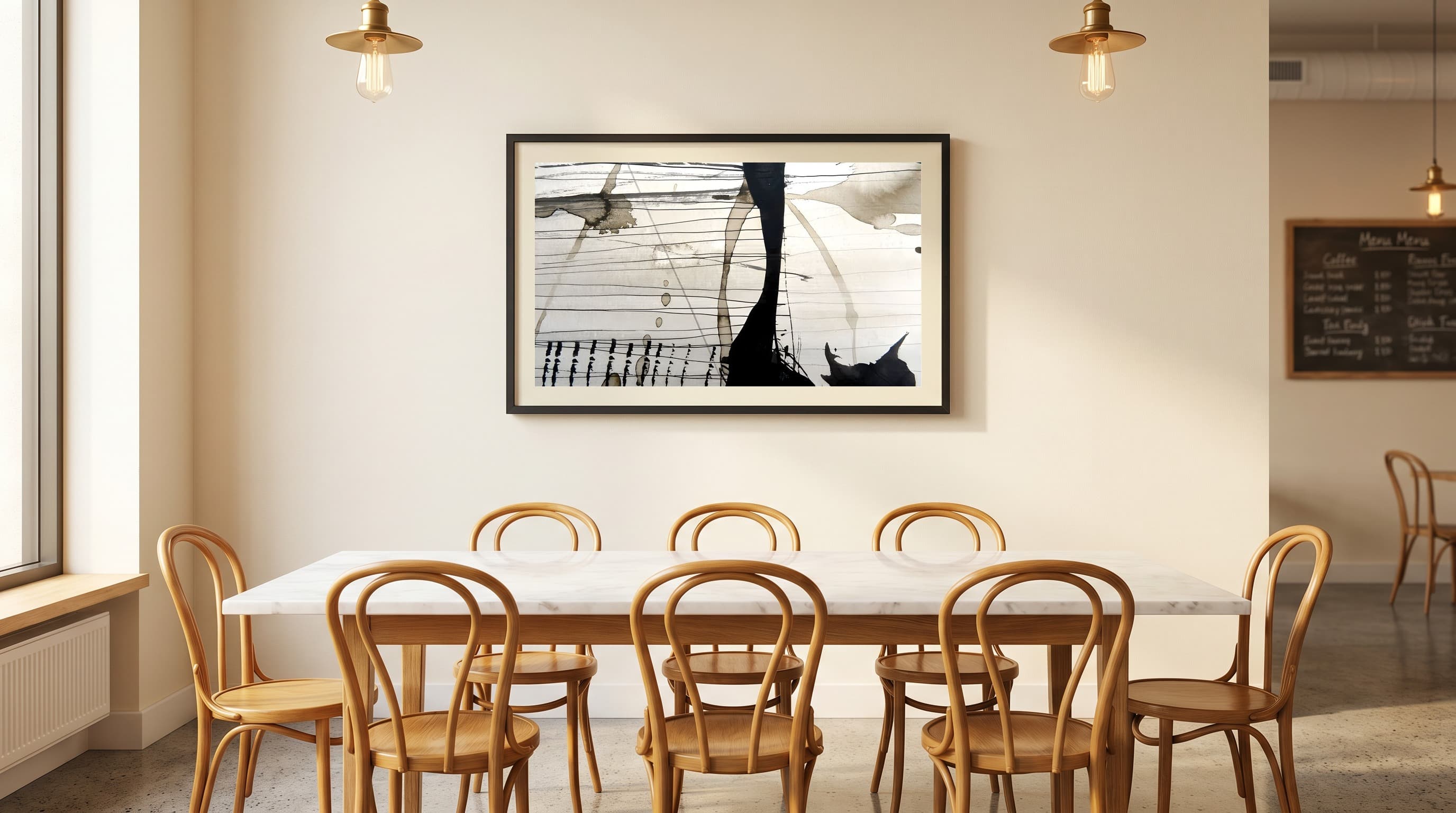 Modern Minimal No. 12 in Cafe