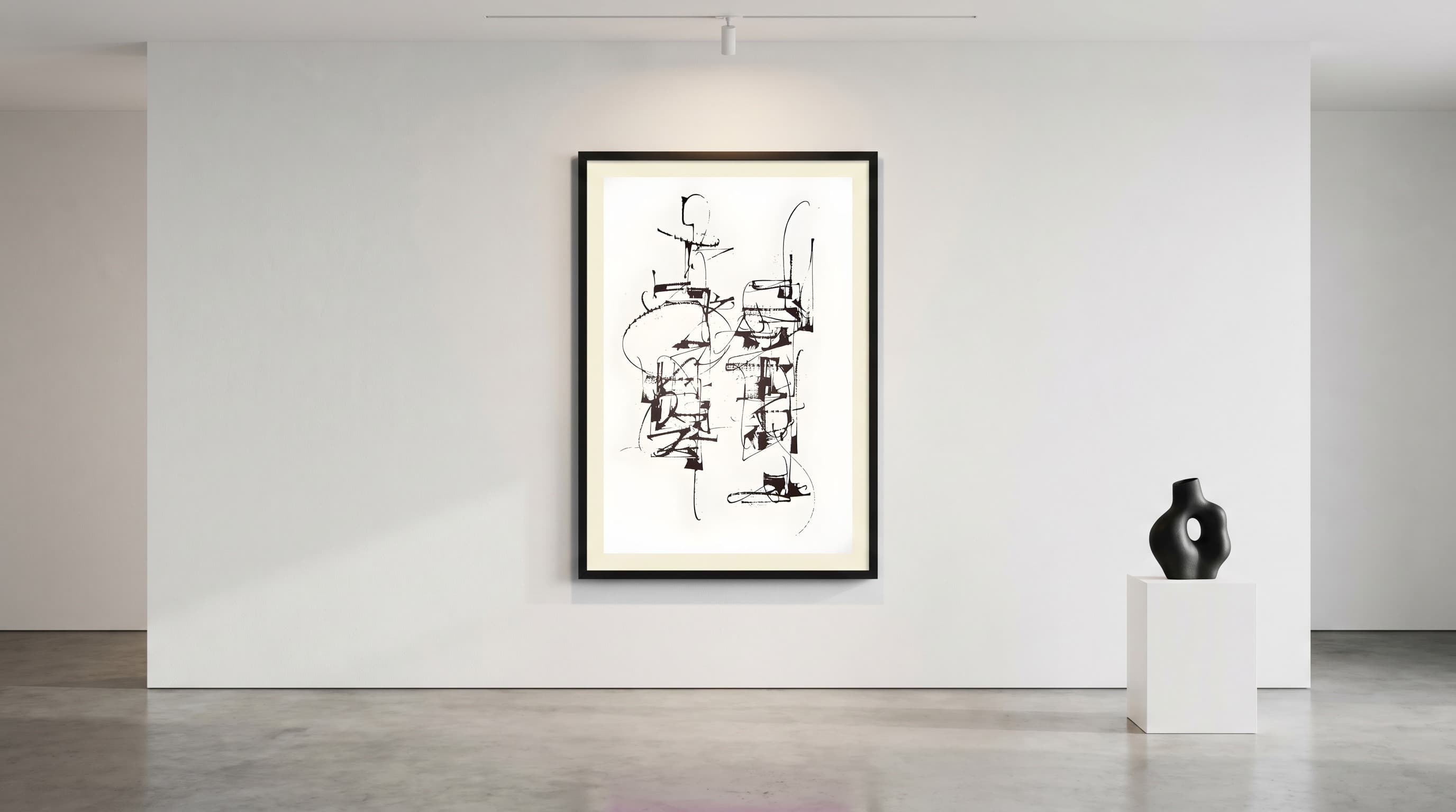 Modern Minimal No. 14 in Gallery Wall