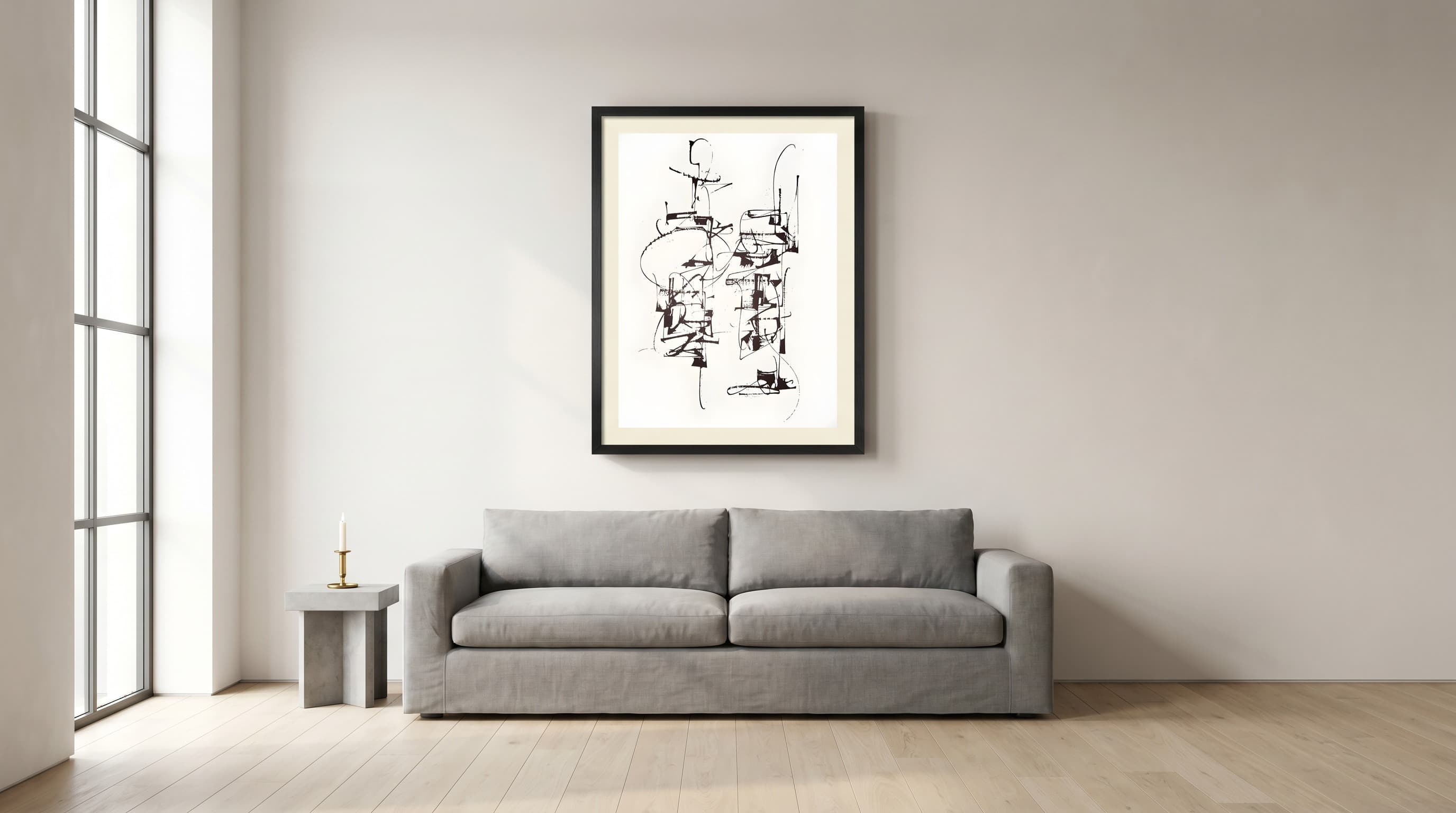 Modern Minimal No. 14 in Minimalist Loft