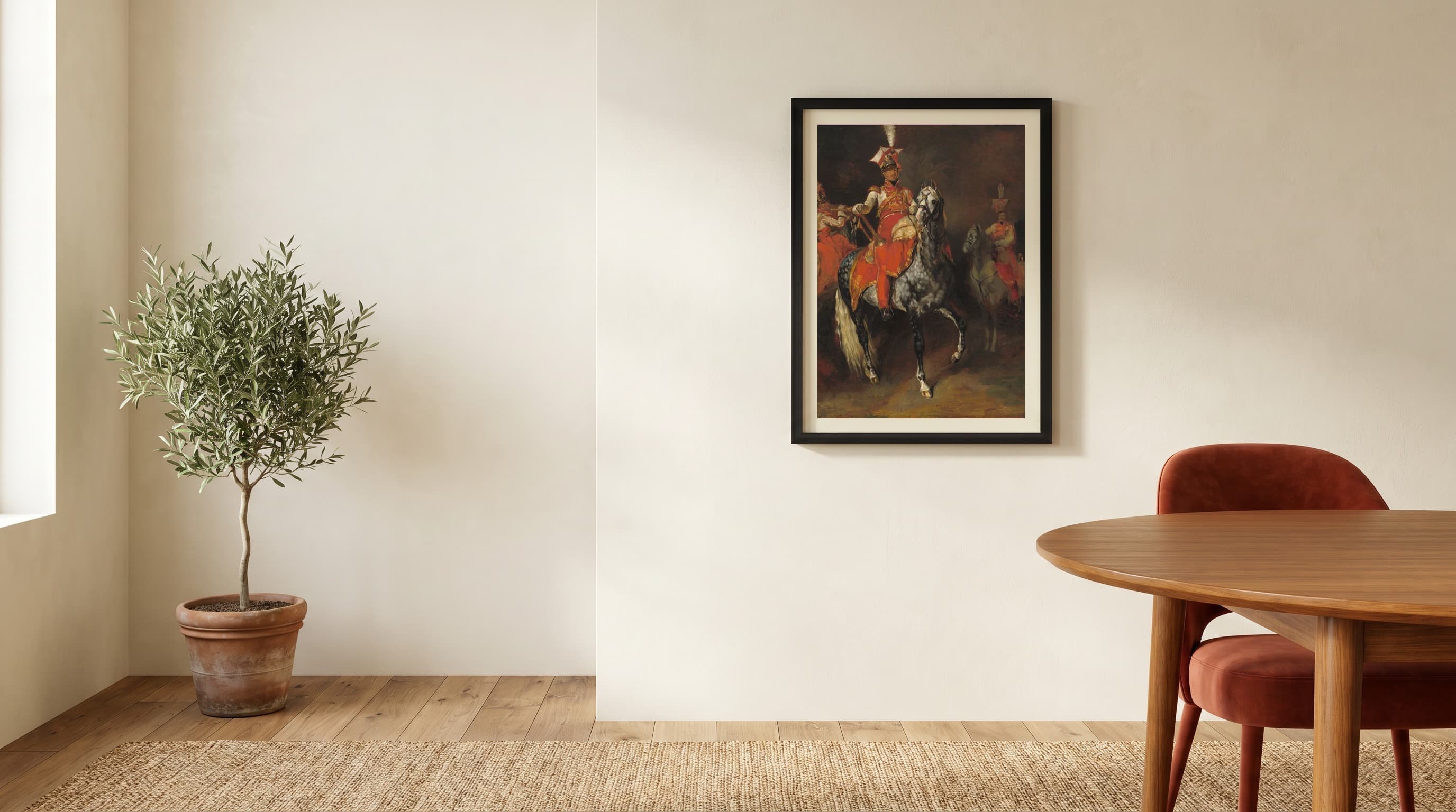 Mounted Trumpeters Of Napoleon'S Imperial Guard — in situ